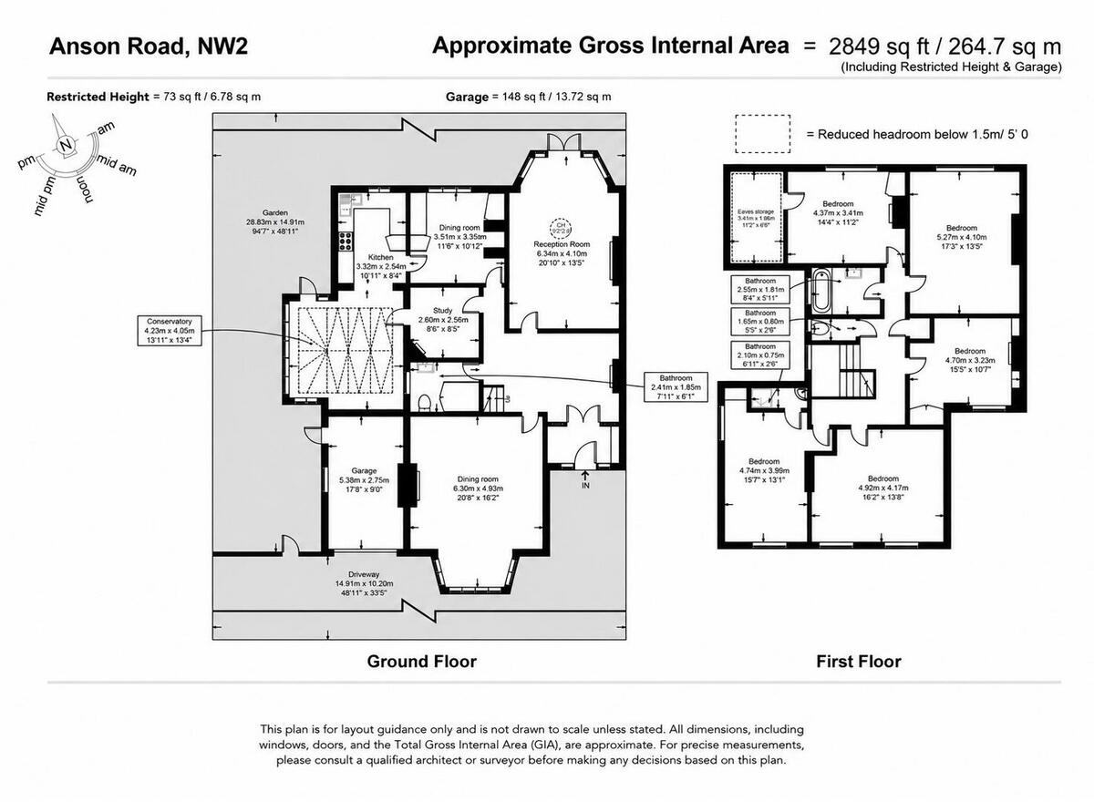 Anson Road, London, NW2 floorplan