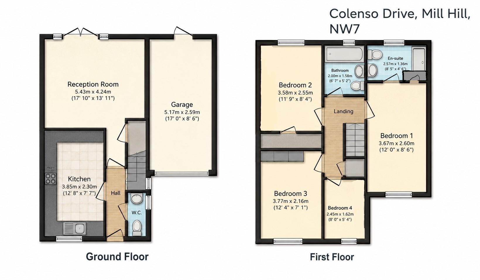 Colenso Drive, Mill Hill, NW7 floorplan