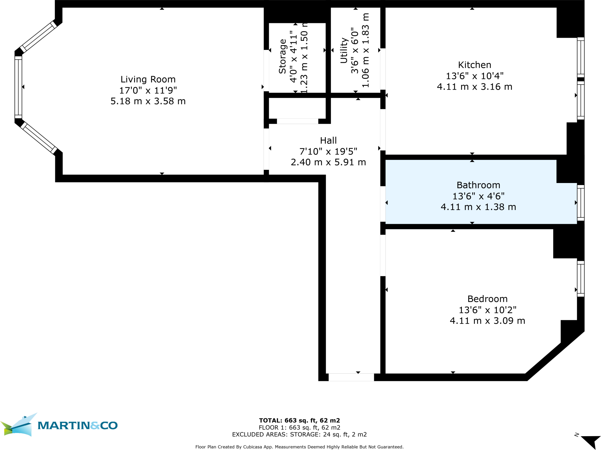 2/3, 26 Ellengowan Road floorplan