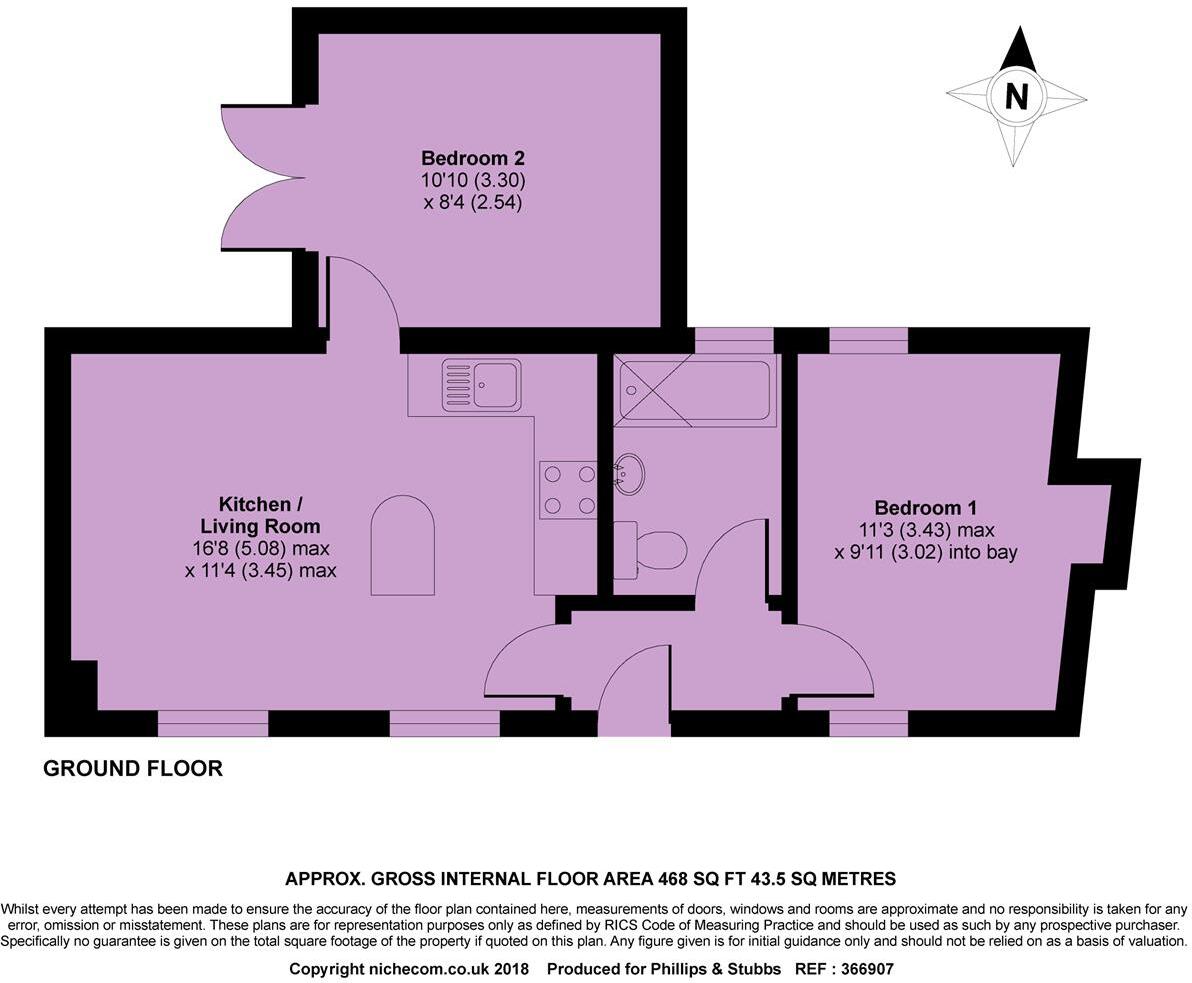 12 High Street, Tenterden, Kent TN30 6AP floorplan