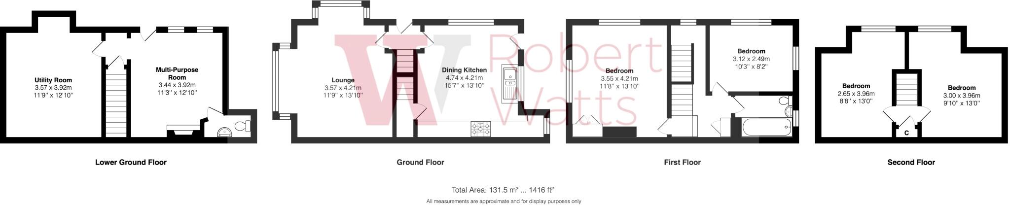 Broadway Avenue, Marshfields, Bradford, BD5 floorplan
