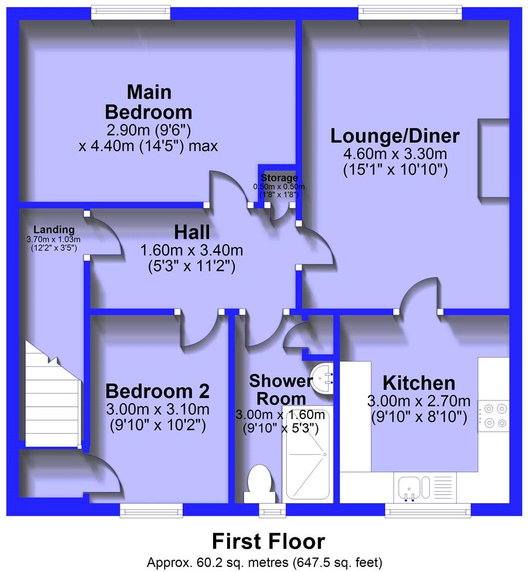 Manor Road, Whalley, Clitheroe, Lancashire, BB7 floorplan