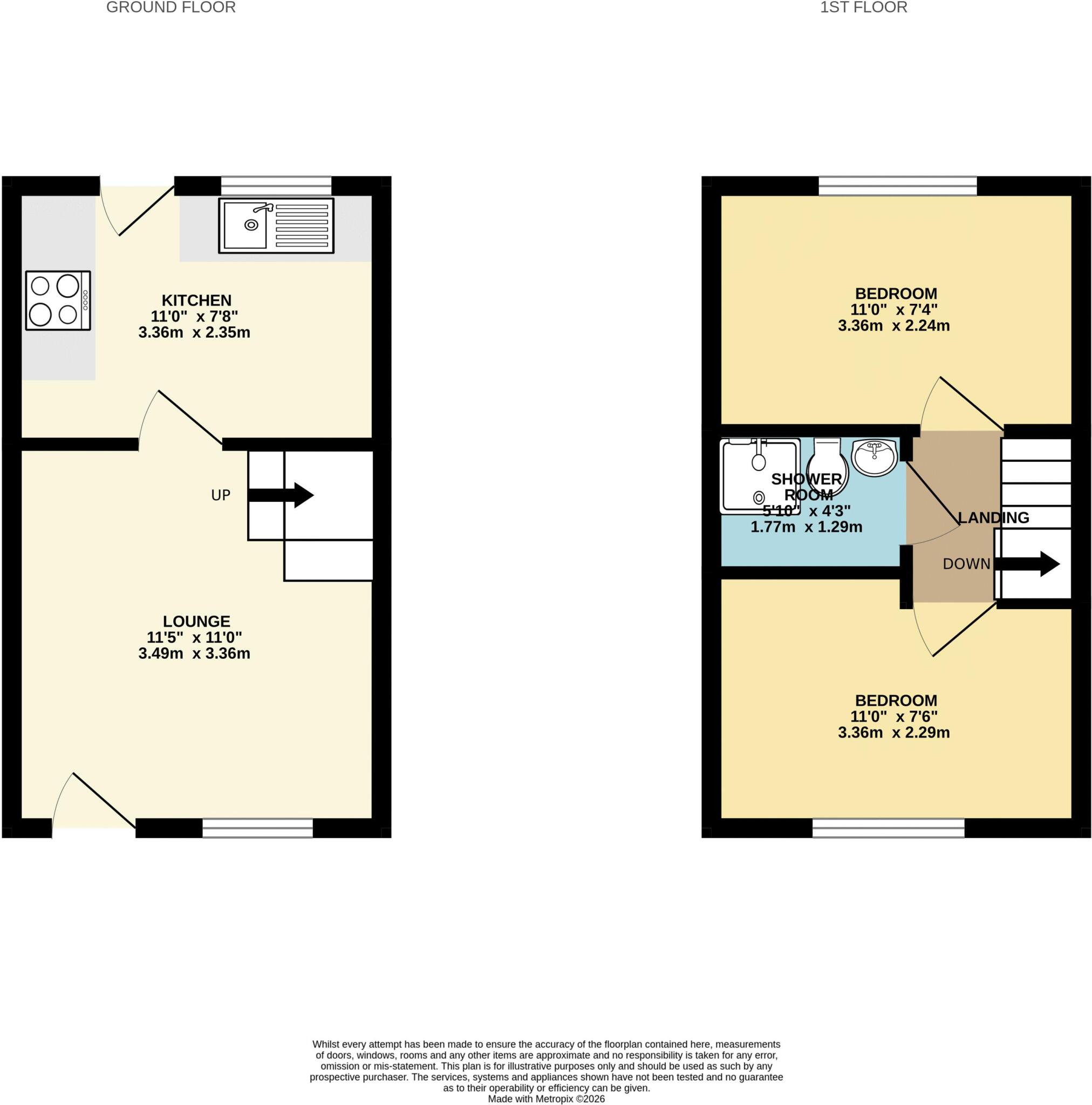 North Street, Winterton floorplan