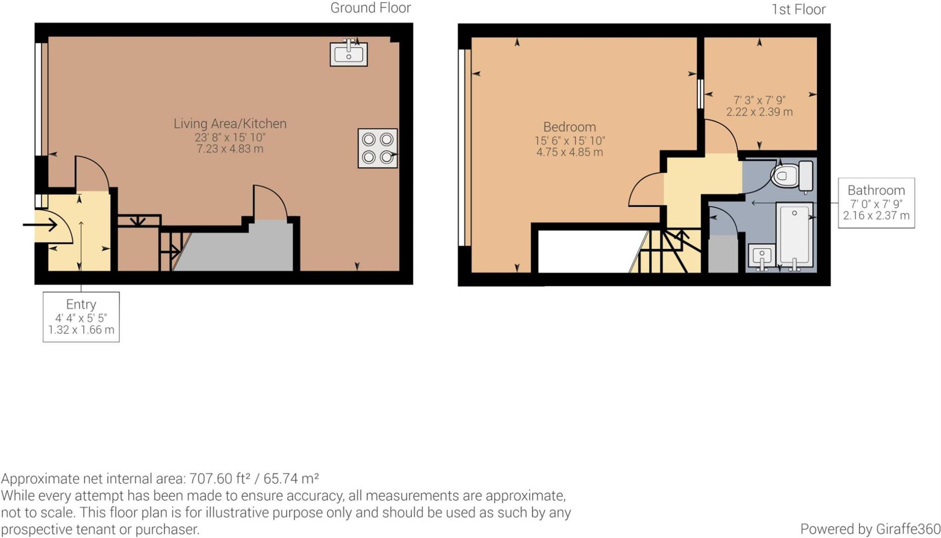 Surrey Road, Seaford floorplan