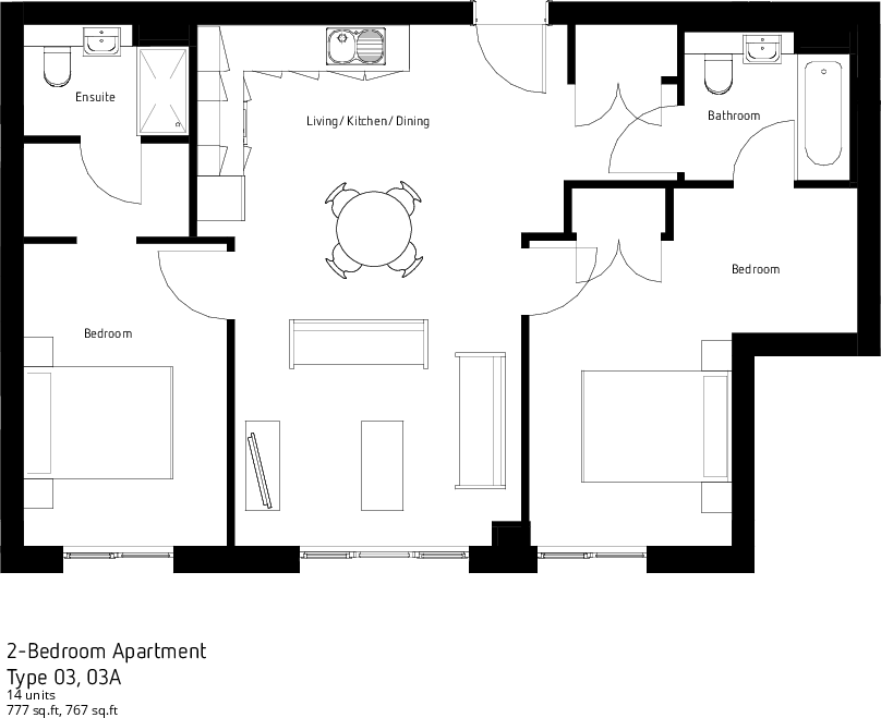 Brook Point, Bloomery Place, Sheffield floorplan