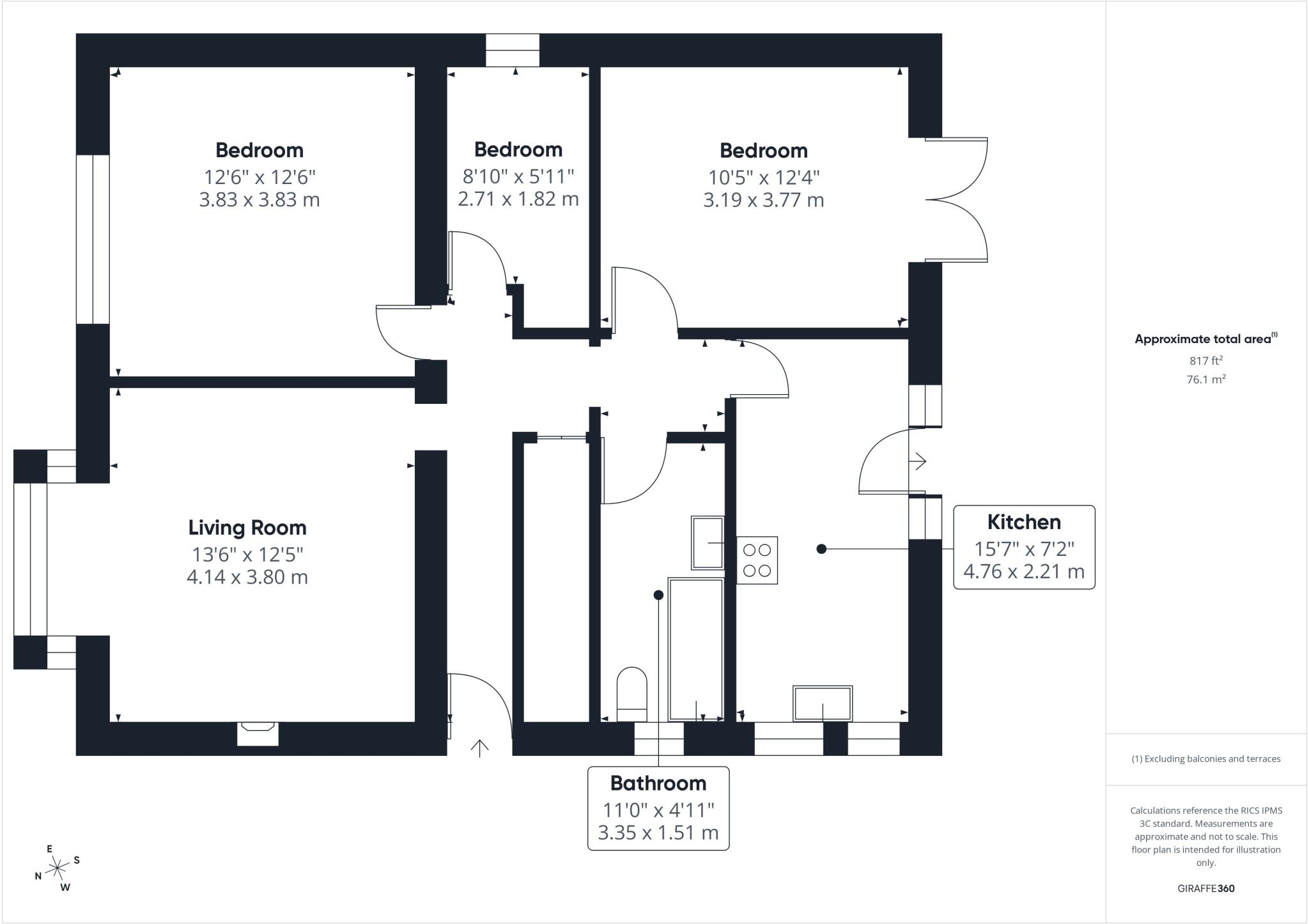 Firbank Road, Bournemouth, Dorset, BH9 floorplan