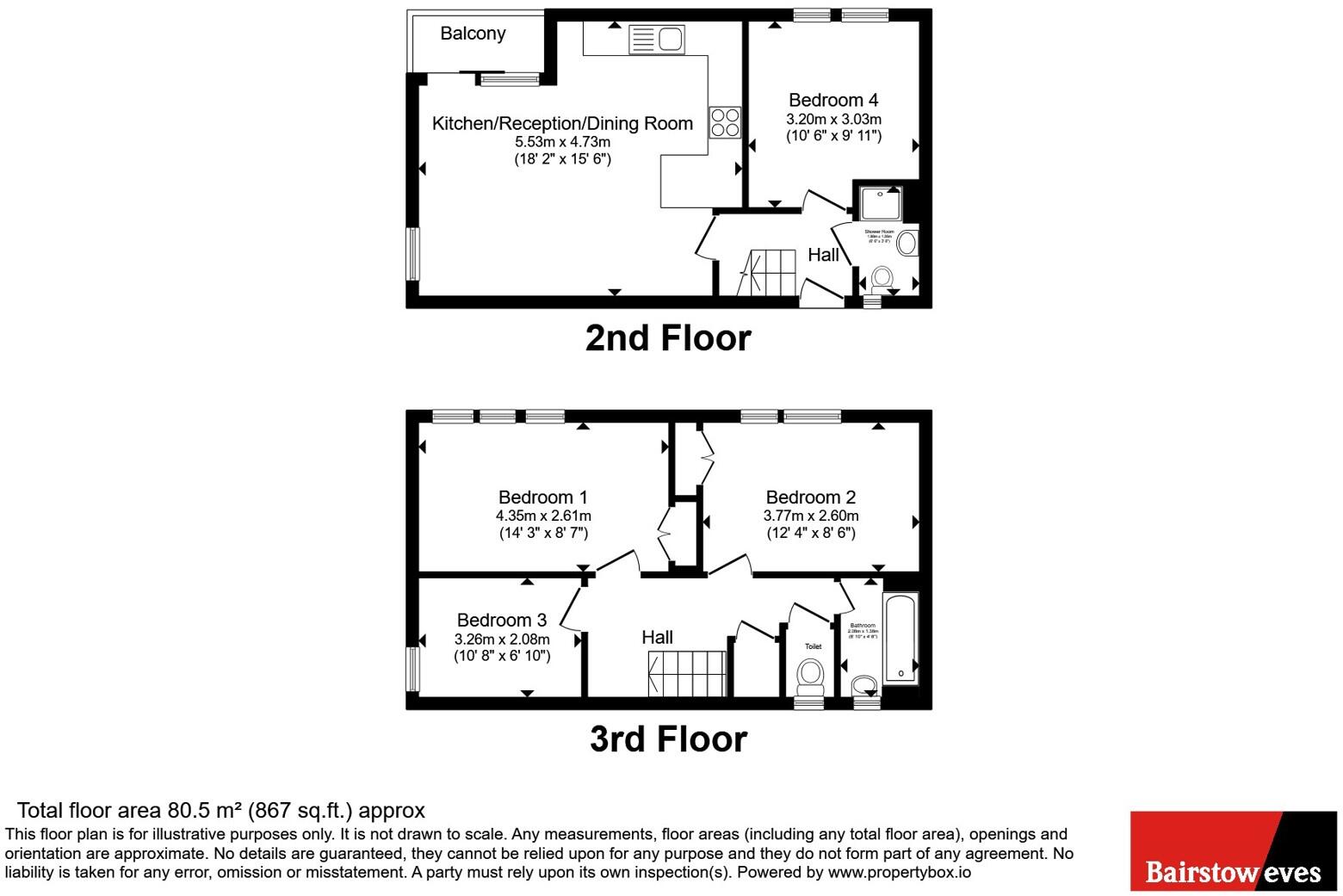 Cedars Road, London, SW4 floorplan