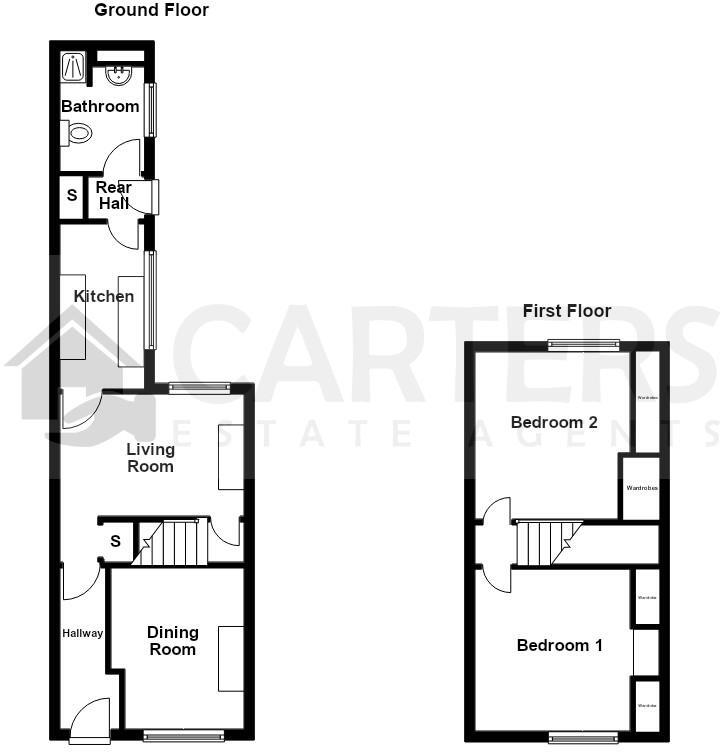 Guy Street, Bucknall, Staffordshire floorplan