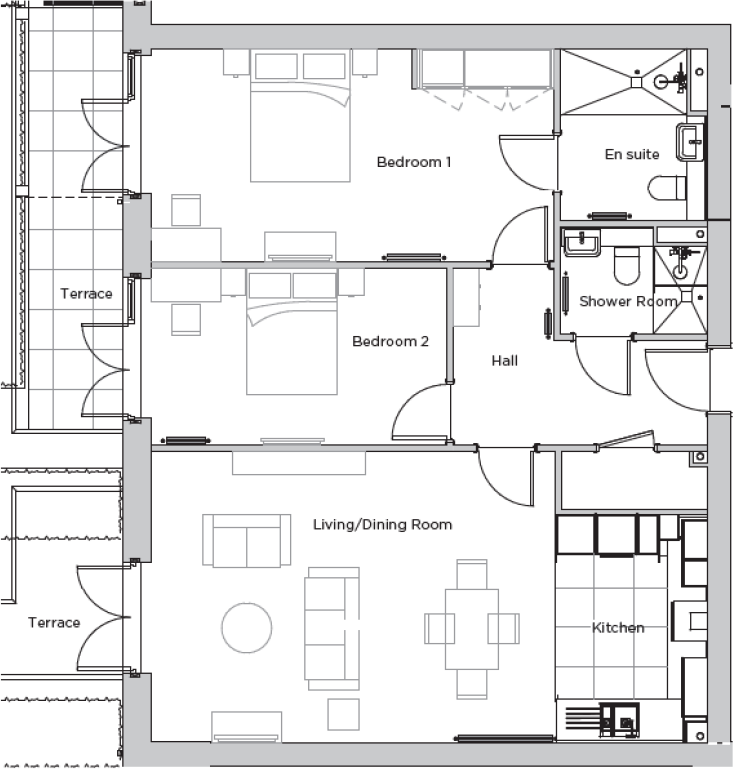19 Beckings Court, Jones Way, Horsleys Green, HP14 3GR floorplan