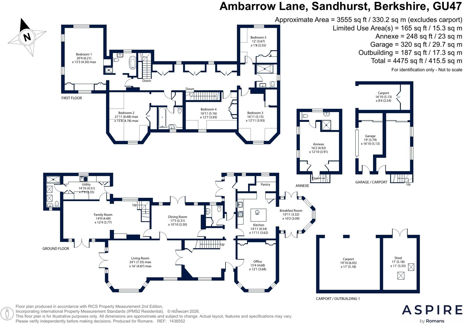 Ambarrow Lane, Sandhurst, Berkshire floorplan