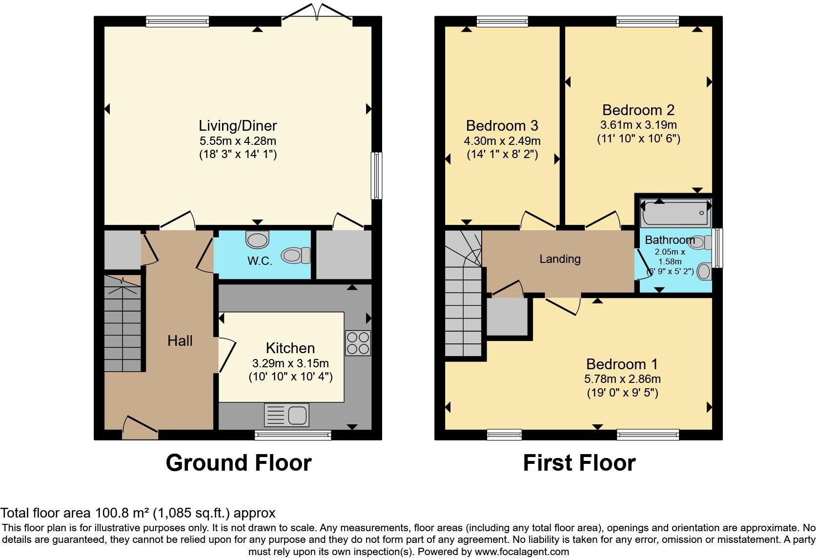 New Park Road, WADEBRIDGE, Cornwall, PL27 floorplan