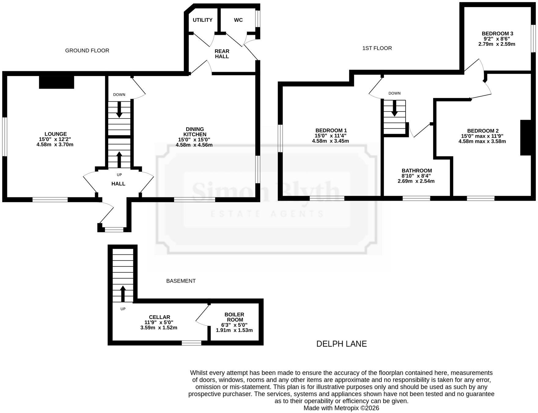 Delph Lane, 42 Delph Lane, HD4 floorplan