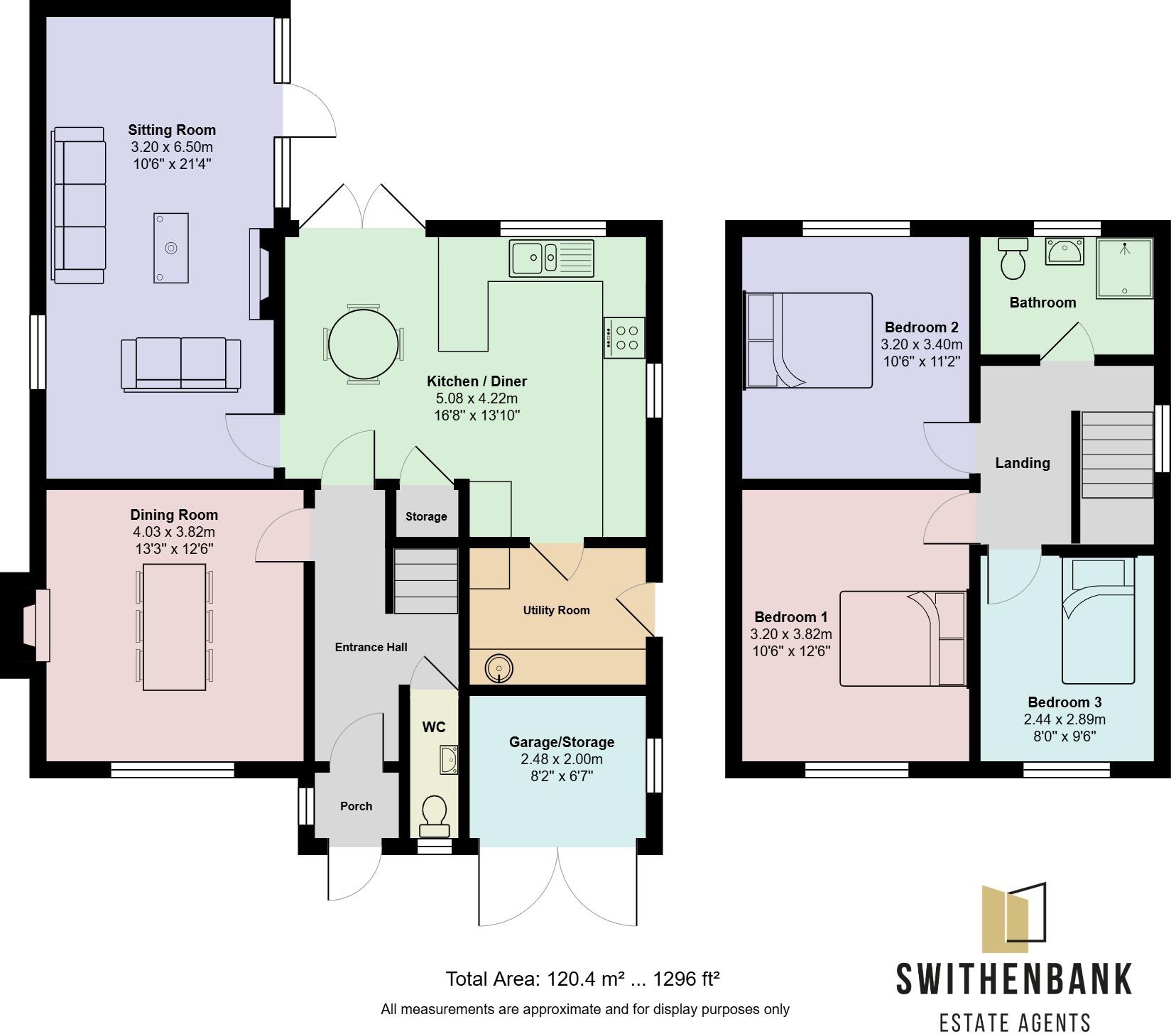 St. Martins Road, Sale, Cheshire, M33 floorplan