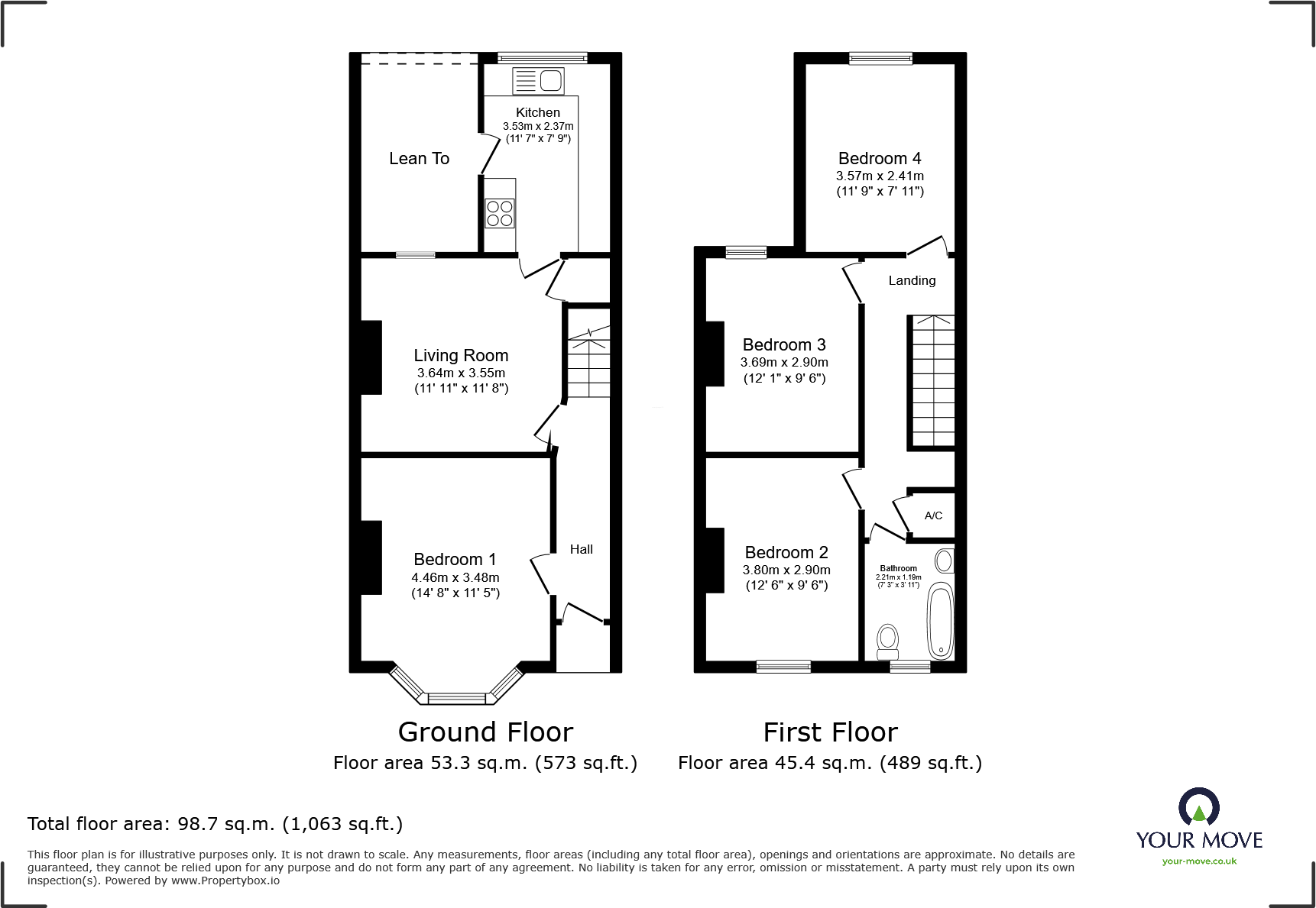 Northcote Road, Southampton, Hampshire, SO17 floorplan