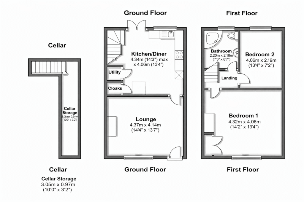 Pilling Street, Acre, Rossendale floorplan
