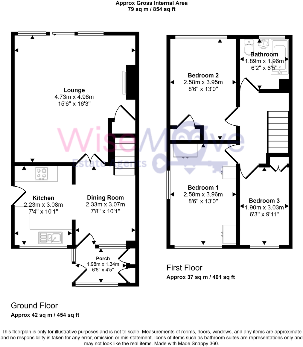 Birkdale Road, Widnes, WA8 9RW floorplan