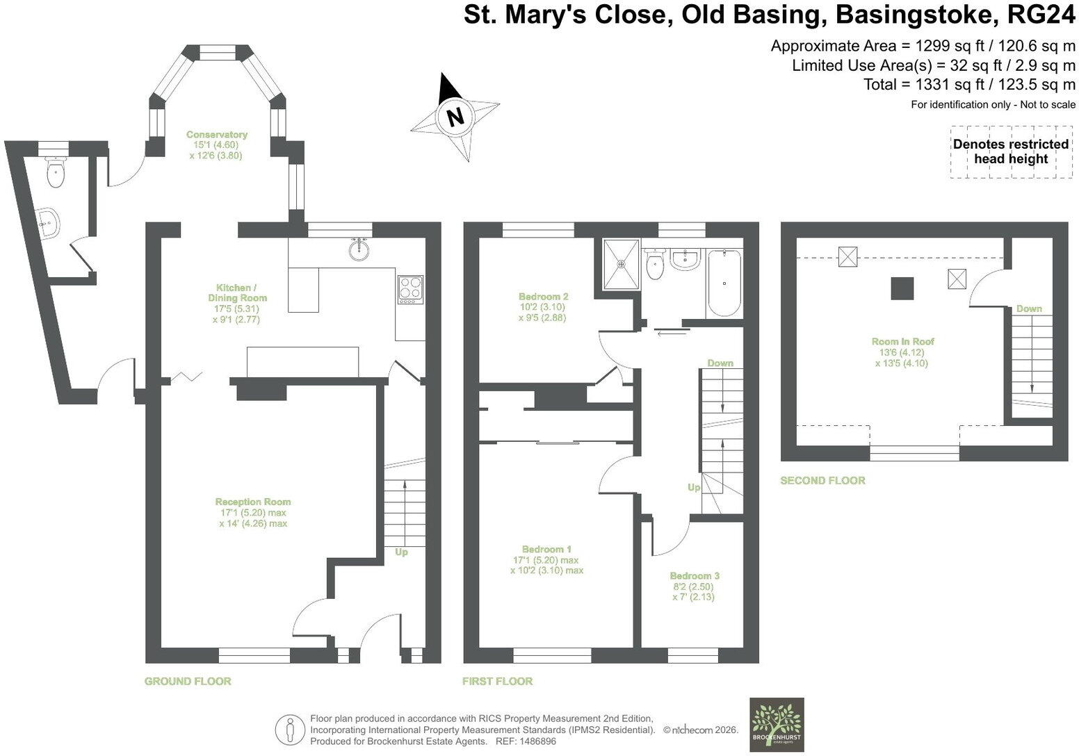 St. Mary's Close, Old Basing RG24 7DQ floorplan