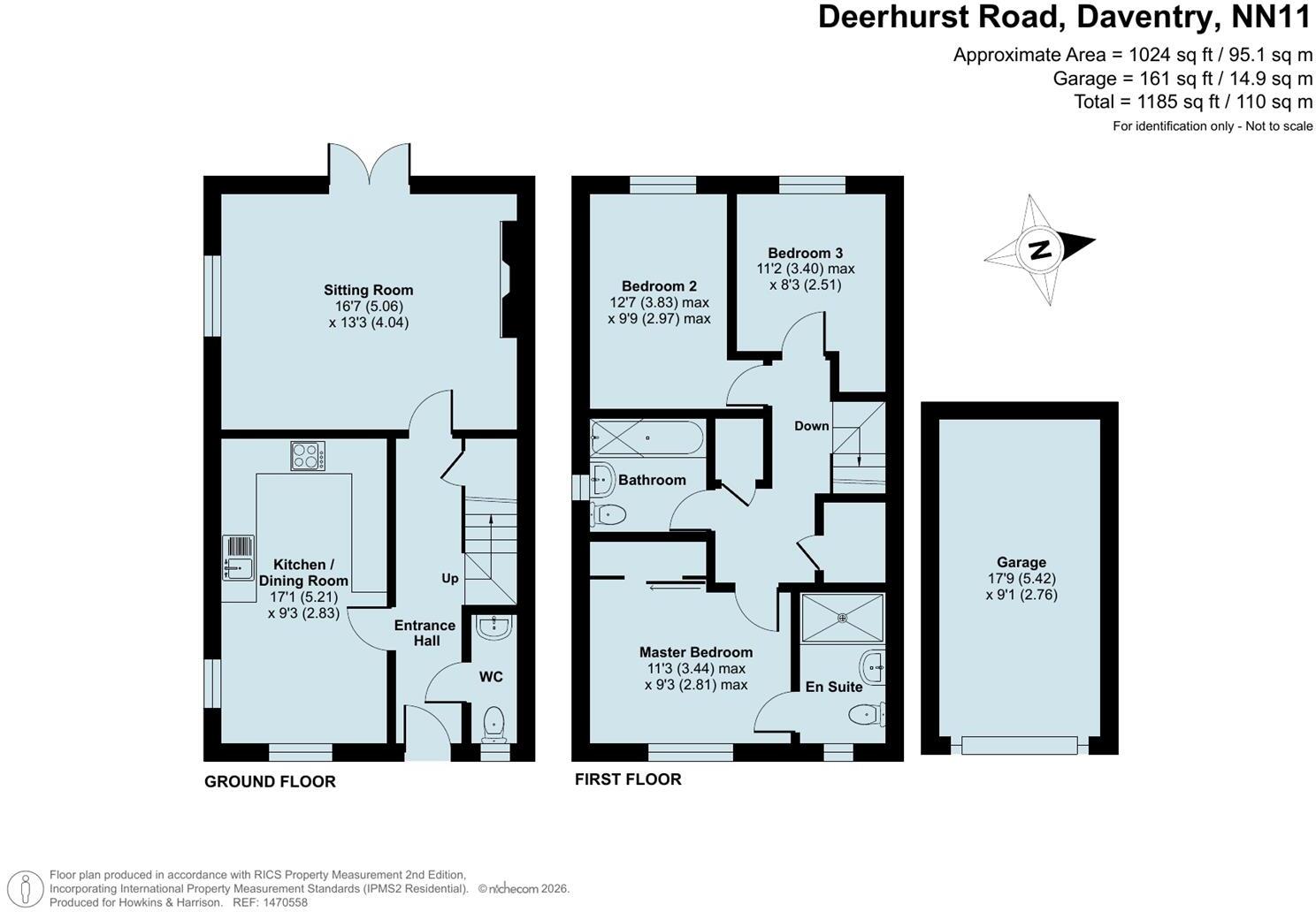 Deerhurst Road, Daventry, NN11 floorplan