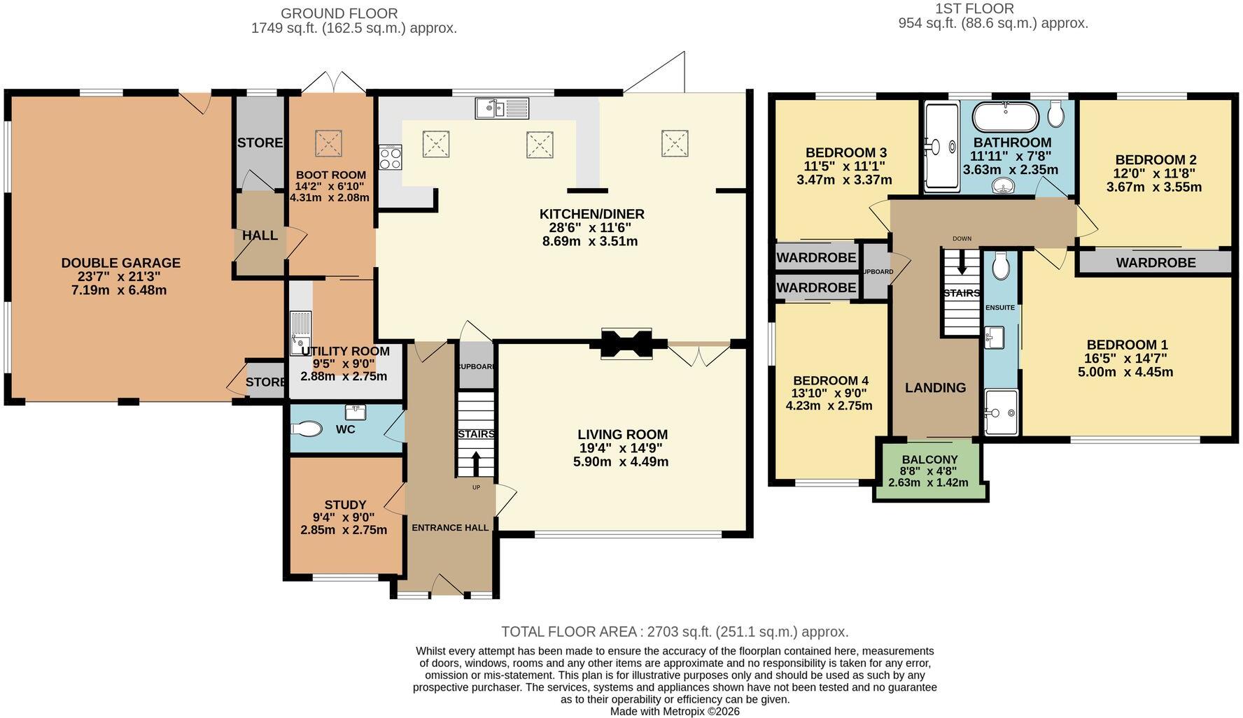 Rodington, Shrewsbury, SY4 floorplan