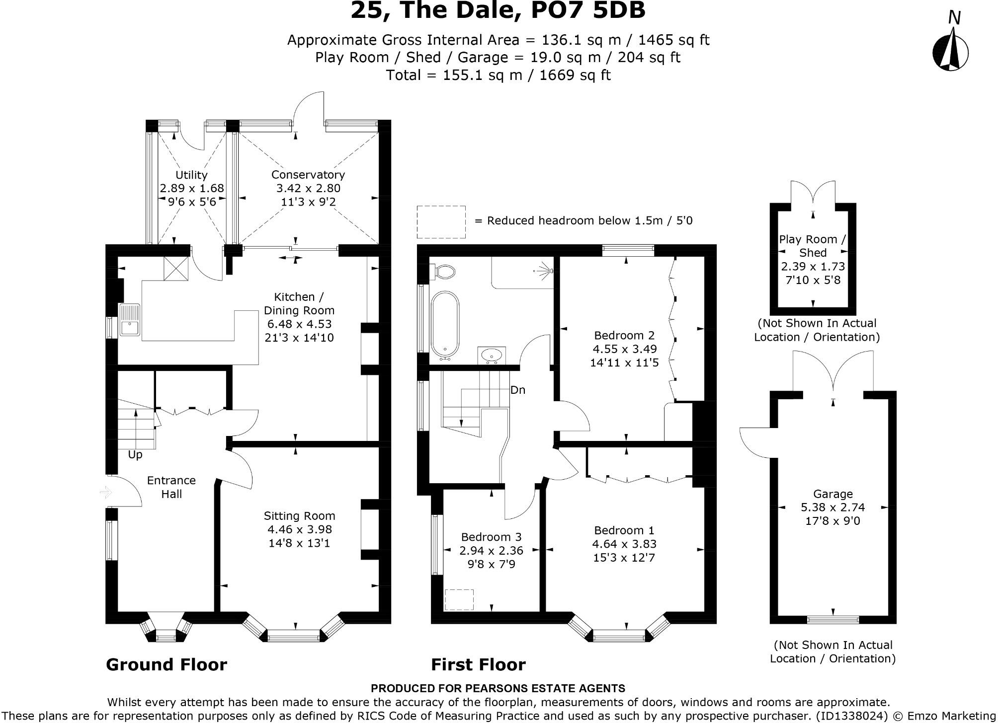 The Dale, Widley floorplan