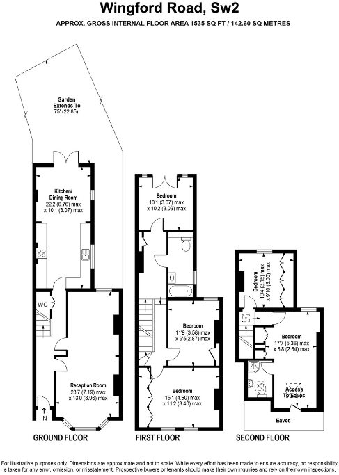 Wingford Road, London, SW2 floorplan