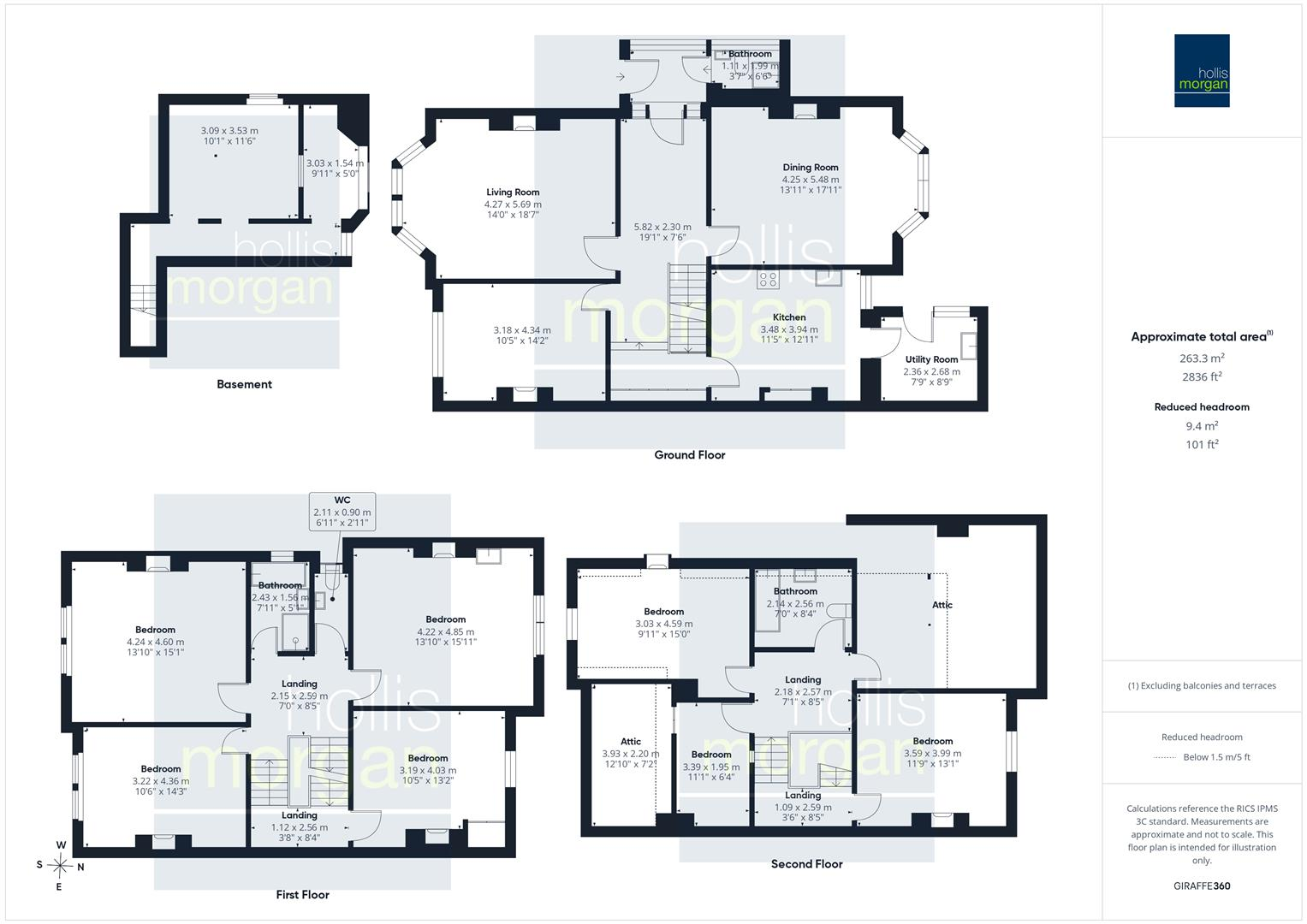 7 Bed House | Reduced For Auction | Henleaze floorplan