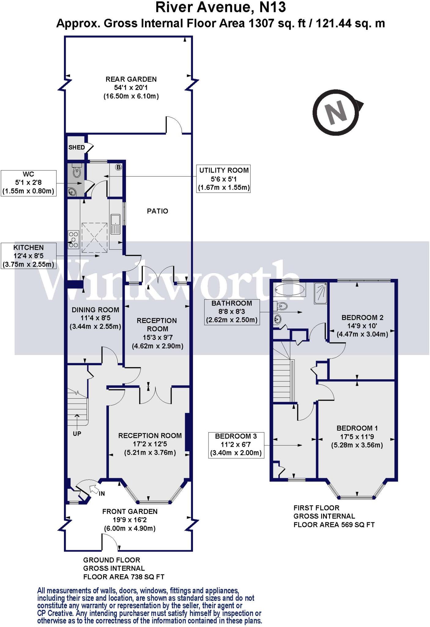 River Avenue, London, N13 floorplan