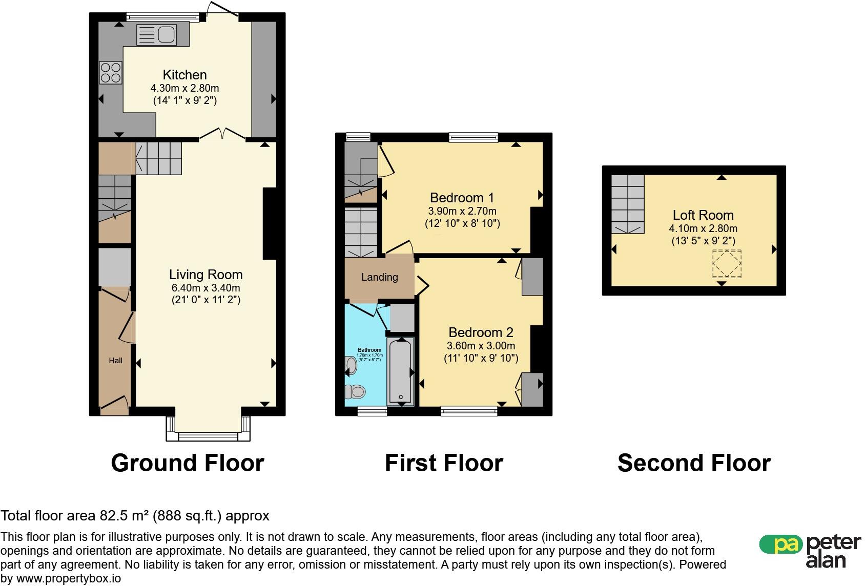 Afon Terrace, Croesyceiliog, Cwmbran floorplan