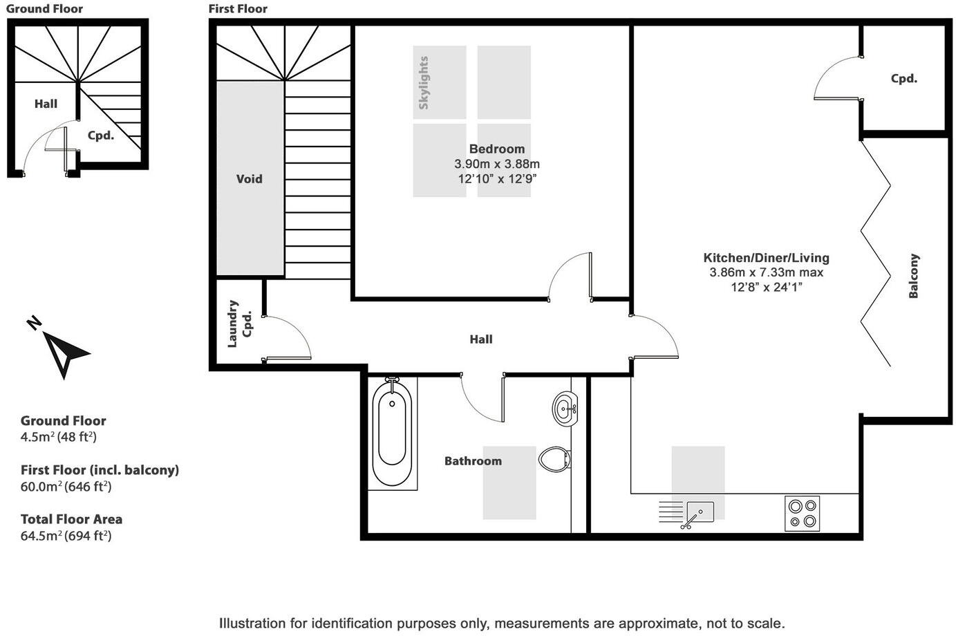 Ocean Breeze, Stoke Fleming floorplan