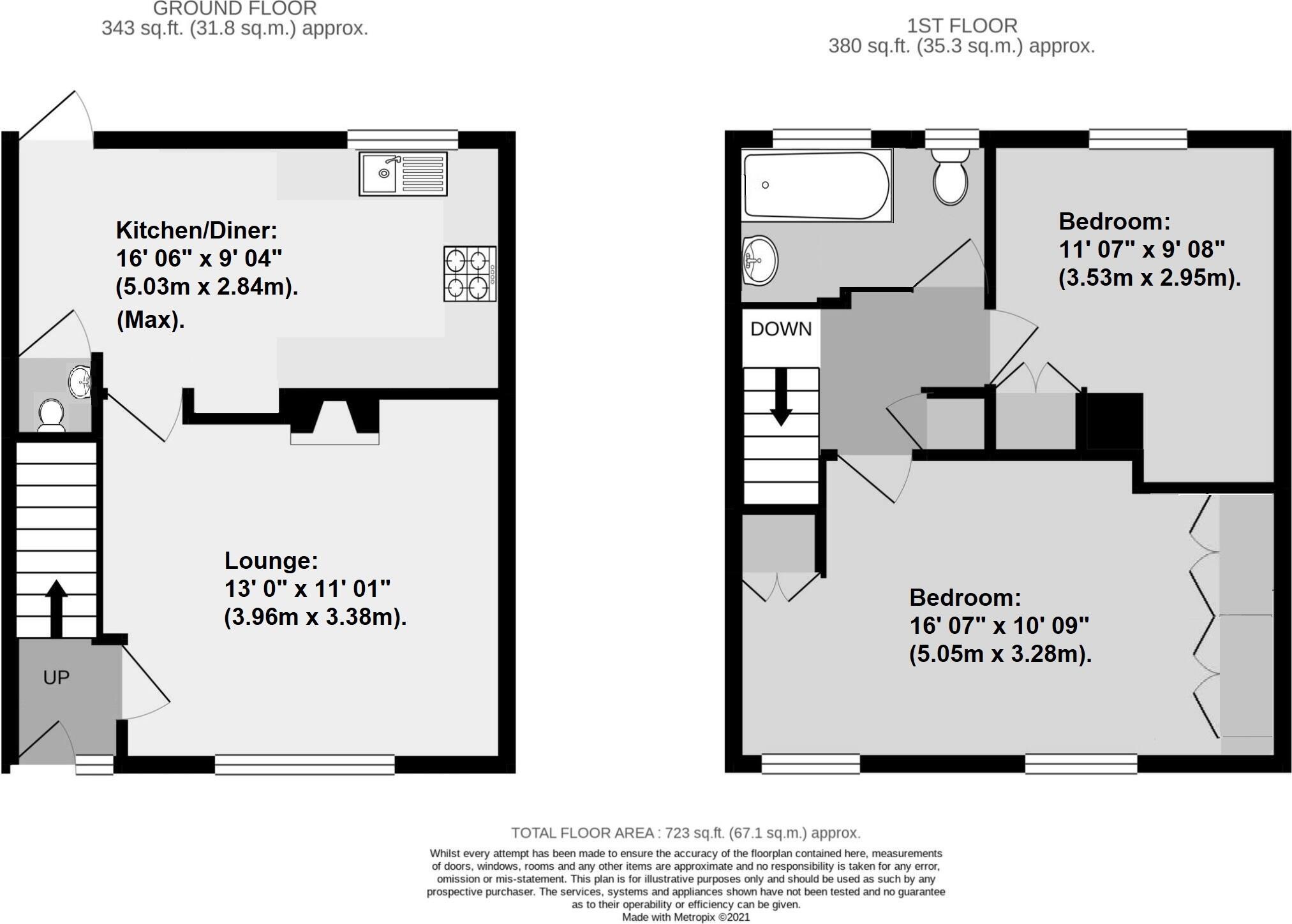 Brockwell Close, Orpington floorplan