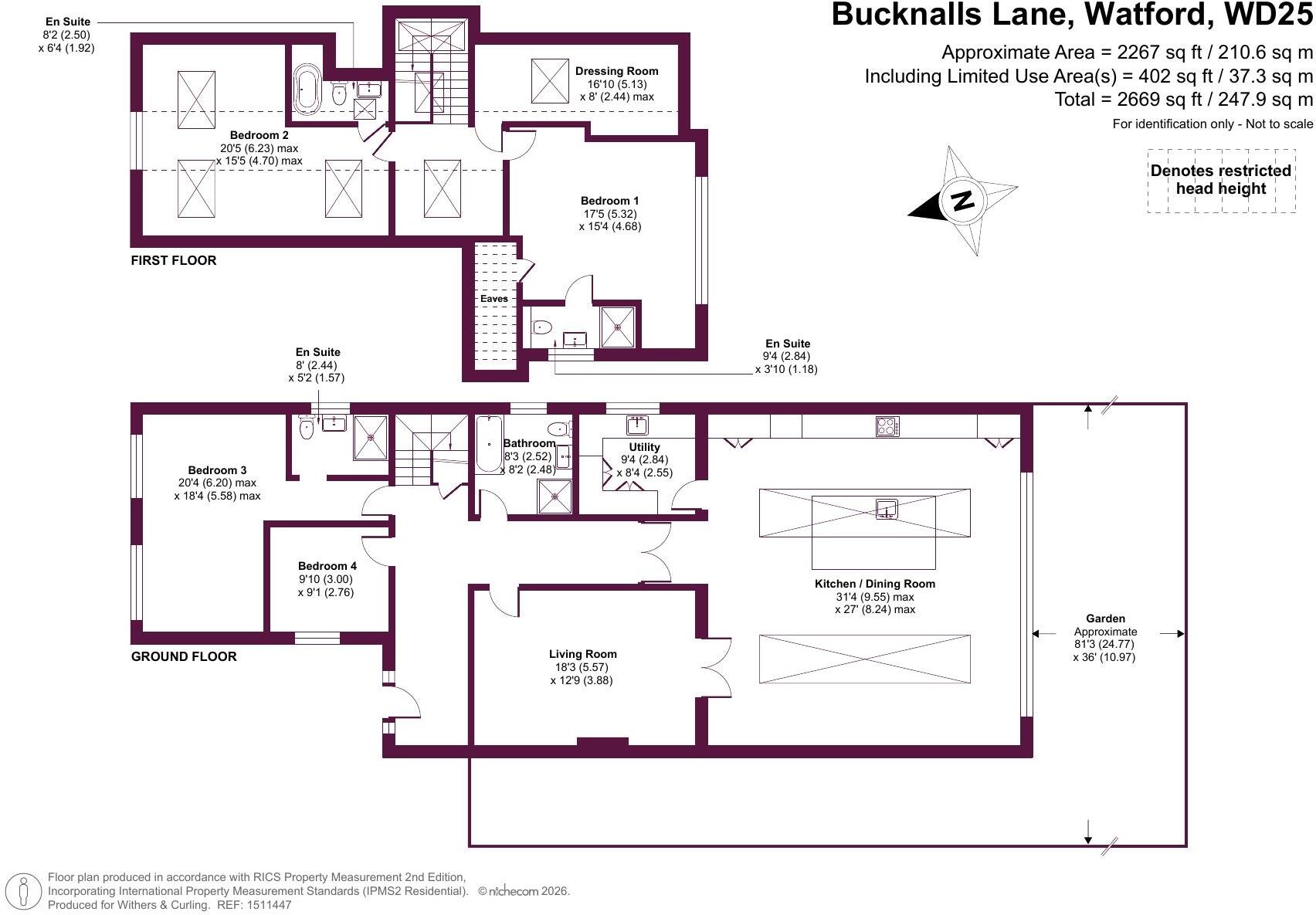 Bucknalls Lane, Watford, Hertfordshire floorplan