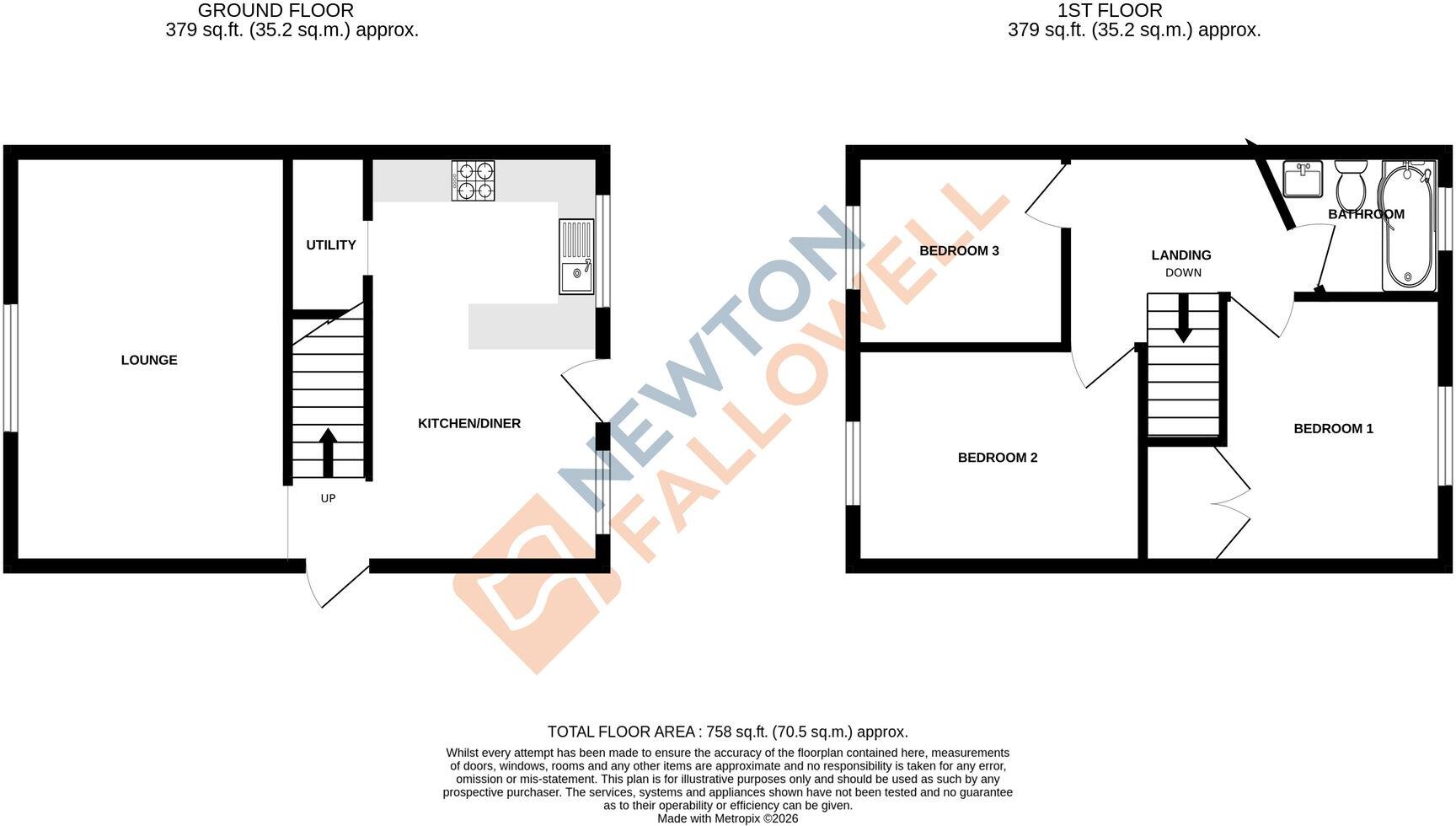 Worcester Crescent, Stamford, PE9 floorplan