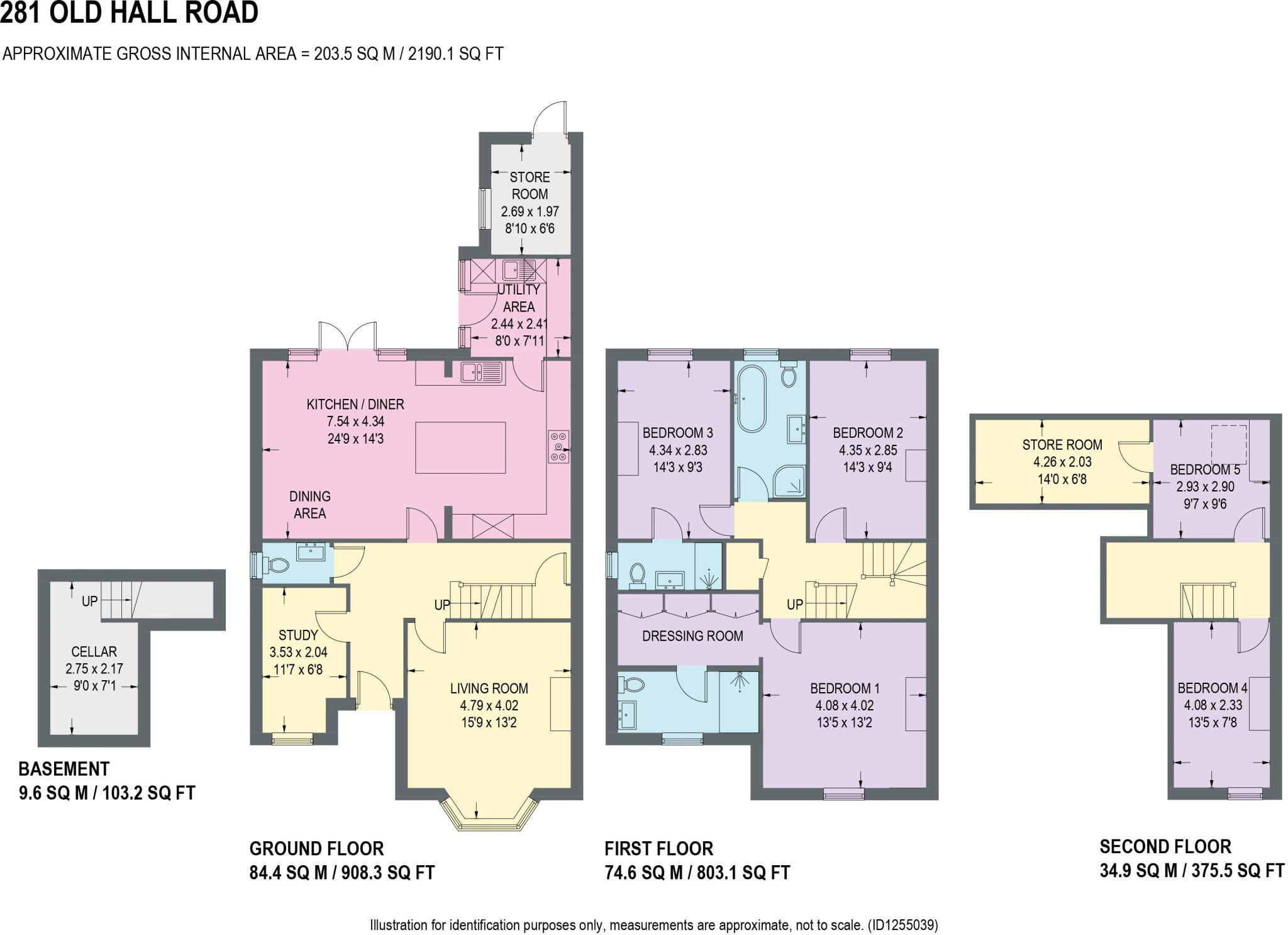 Old Hall Road, Chesterfield floorplan