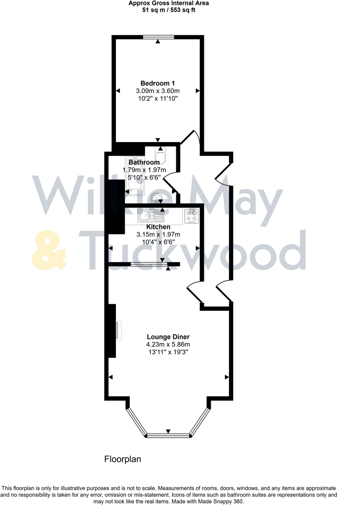 Blenheim Road, Minehead floorplan