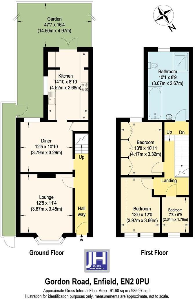 Gordon Road, Enfield floorplan