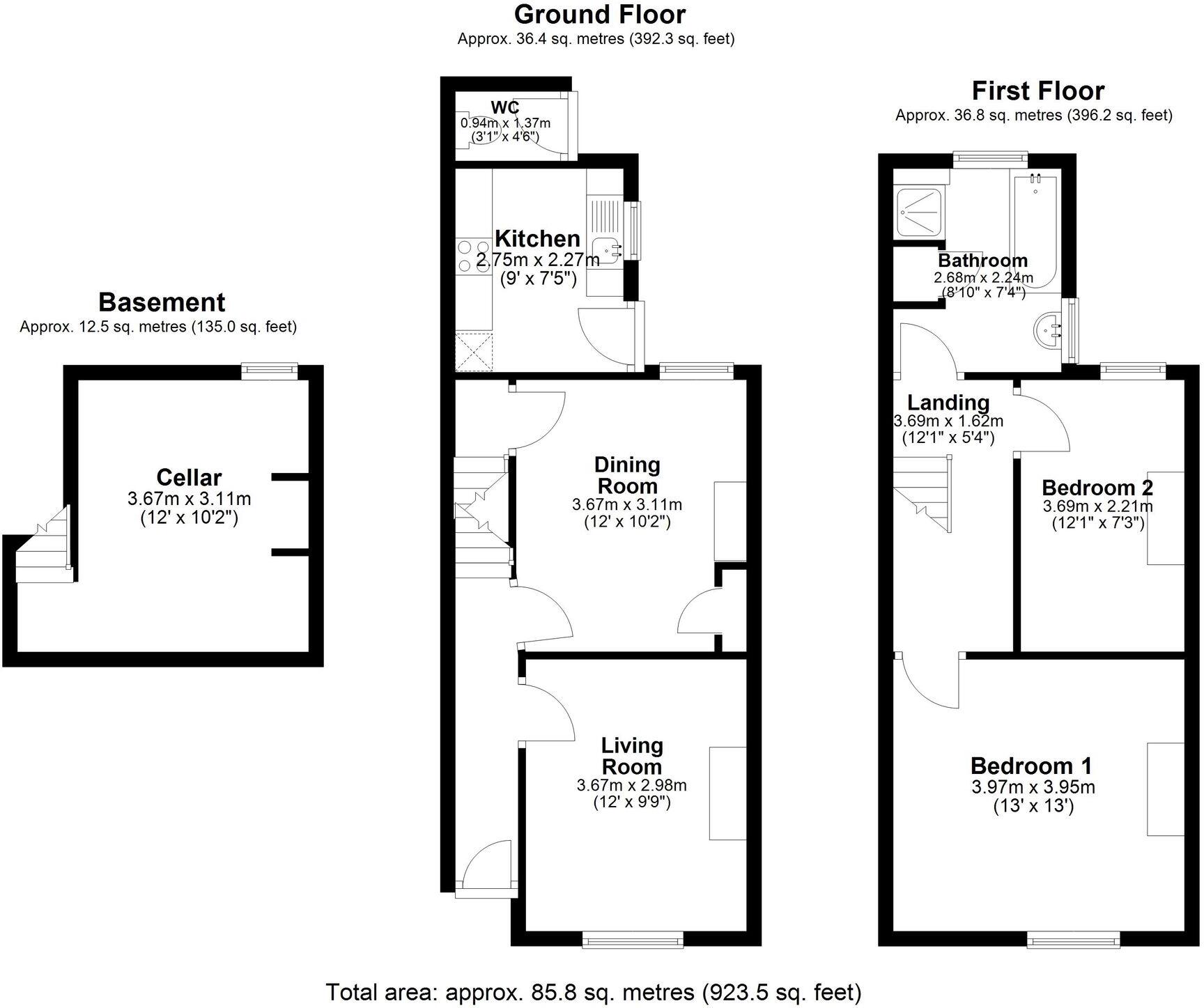 Vine Lane, Warwick, CV34 floorplan