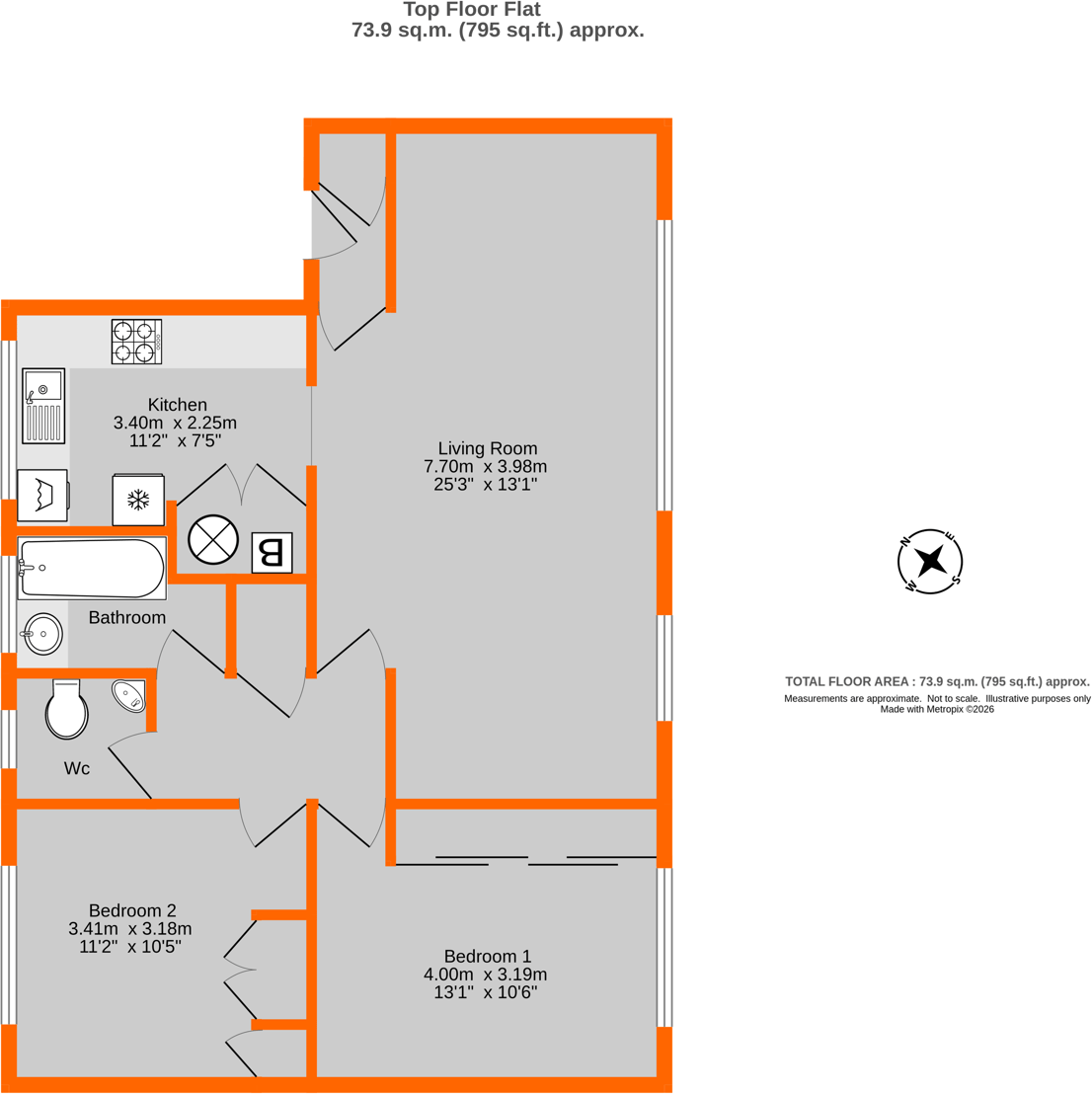 Parkwood, Beckenham, BR3 floorplan