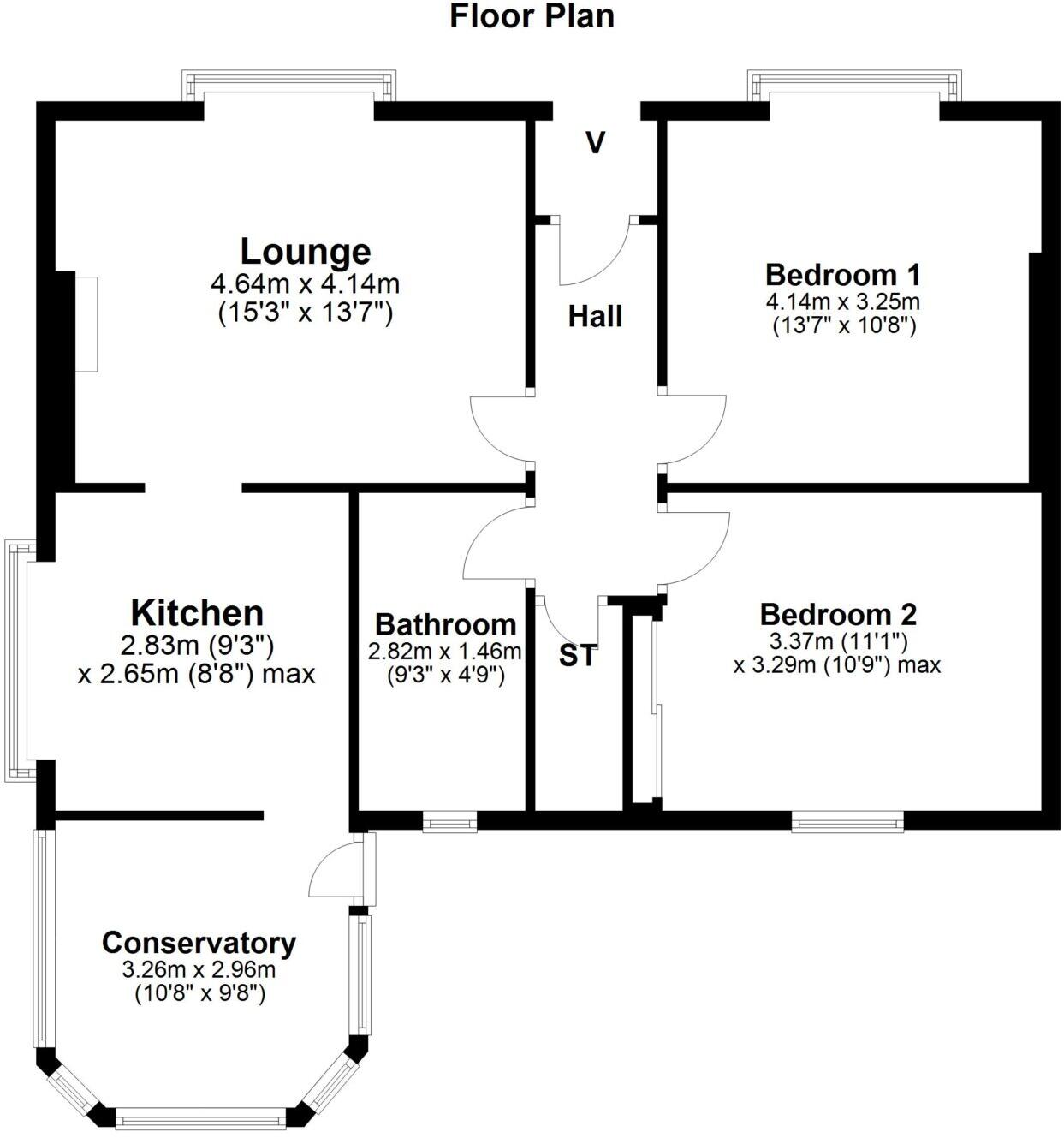 3 Broompark Avenue, Prestwick, KA9 1LR floorplan
