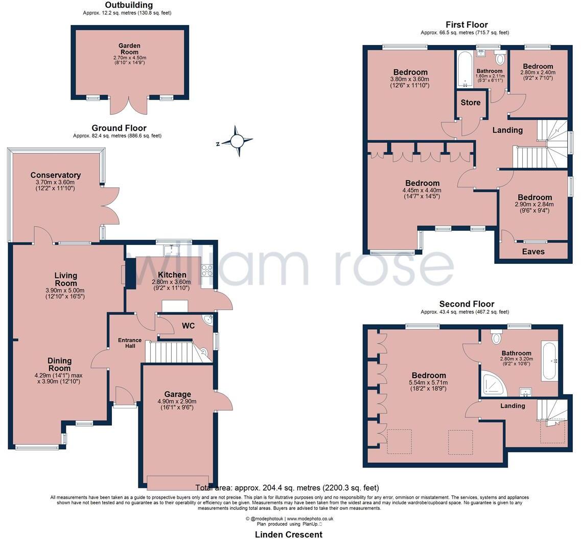 Linden Crescent, Woodford Green floorplan