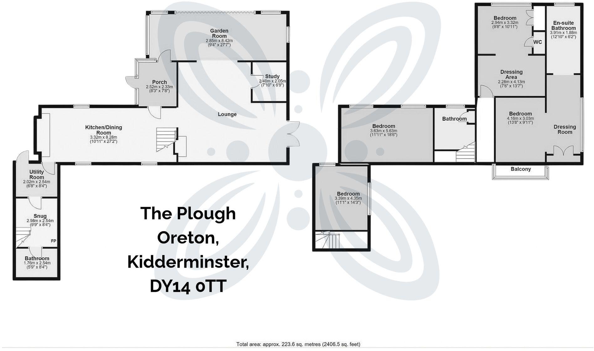 Oreton, Kidderminster, DY14 floorplan