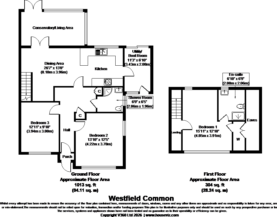 Westfield Common, Hamble, Southampton, Hampshire, SO31 floorplan