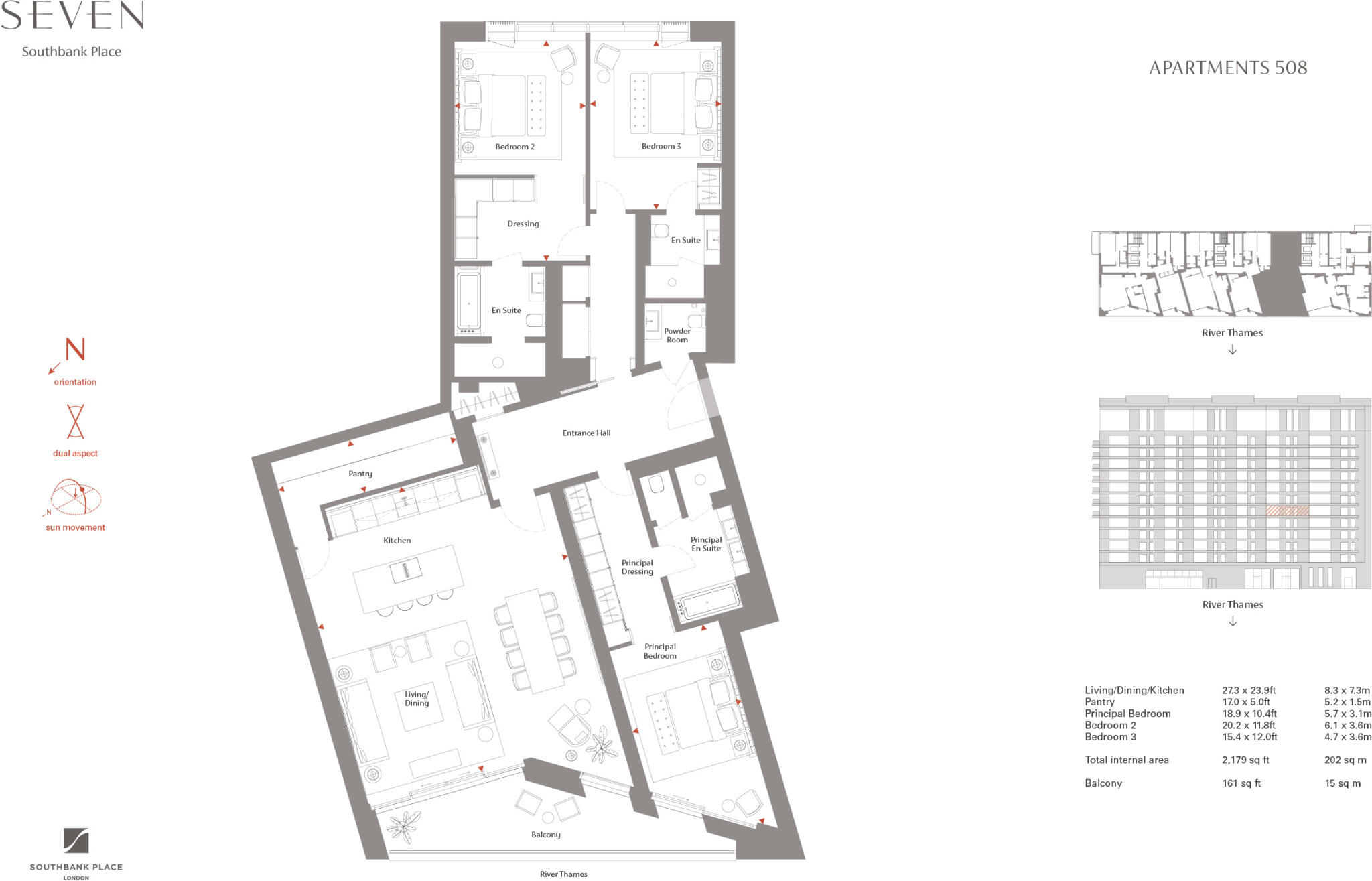 SEVEN, Southbank Place, SE1 floorplan