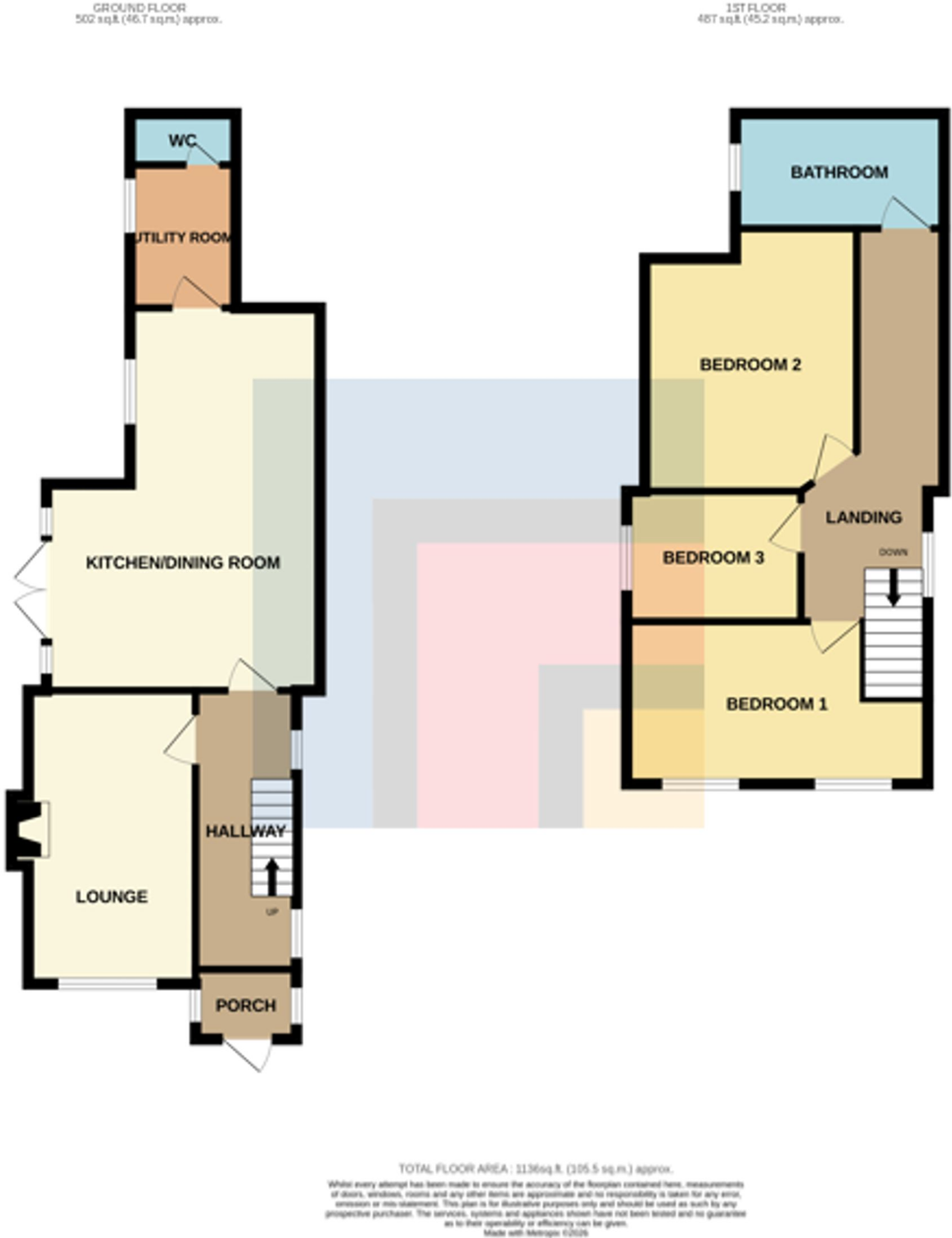 Queen Street, Tongwynlais, CF15 floorplan