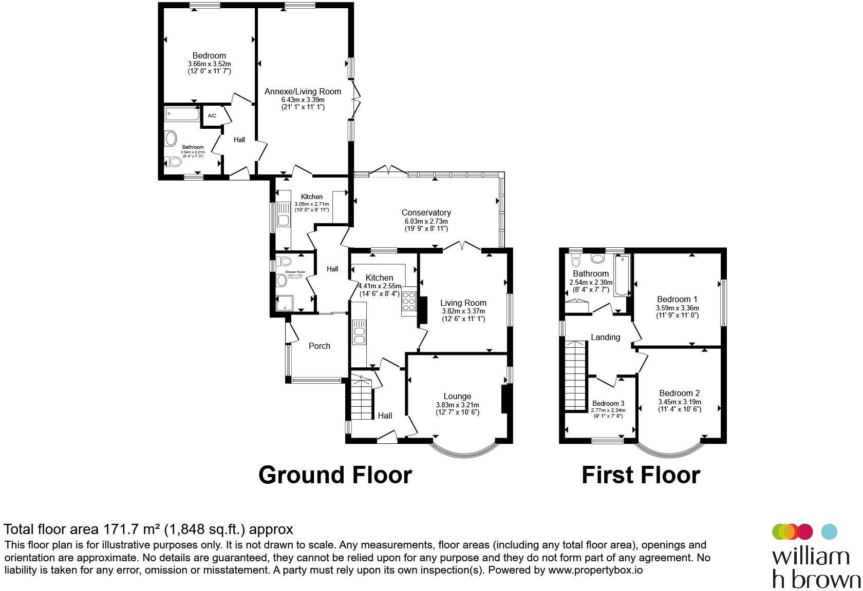Long Hedges, Fishtoft, Boston floorplan