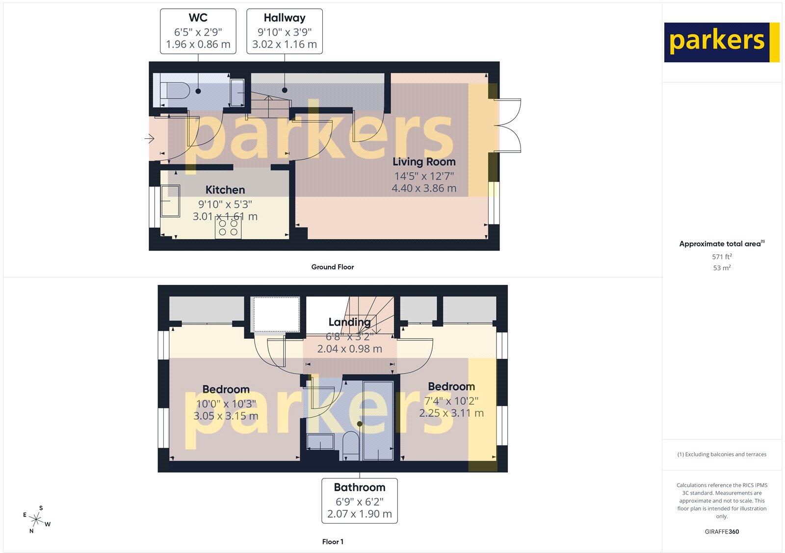 Badgers Rise, Woodley, Reading, Berkshire, RG5 floorplan