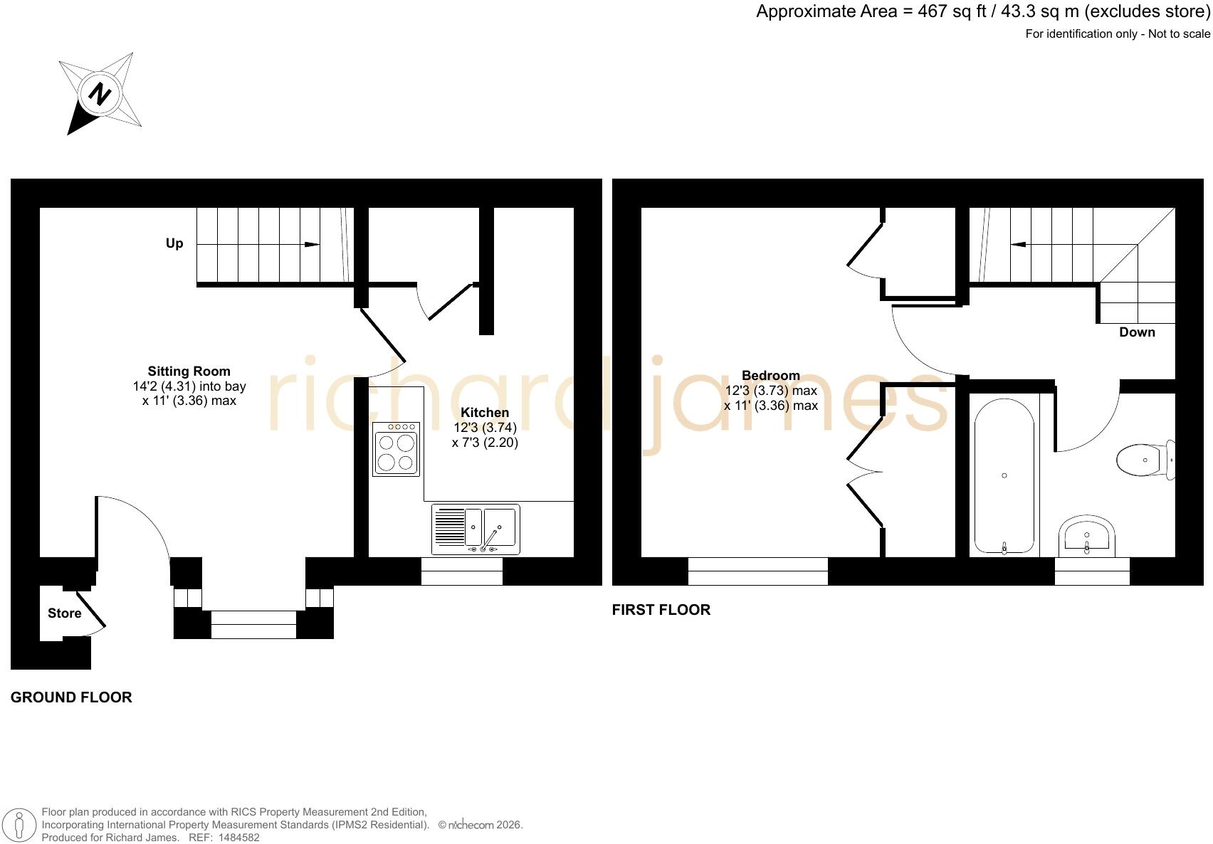 Barnum Court, Rodbourne, Swindon, SN2 floorplan