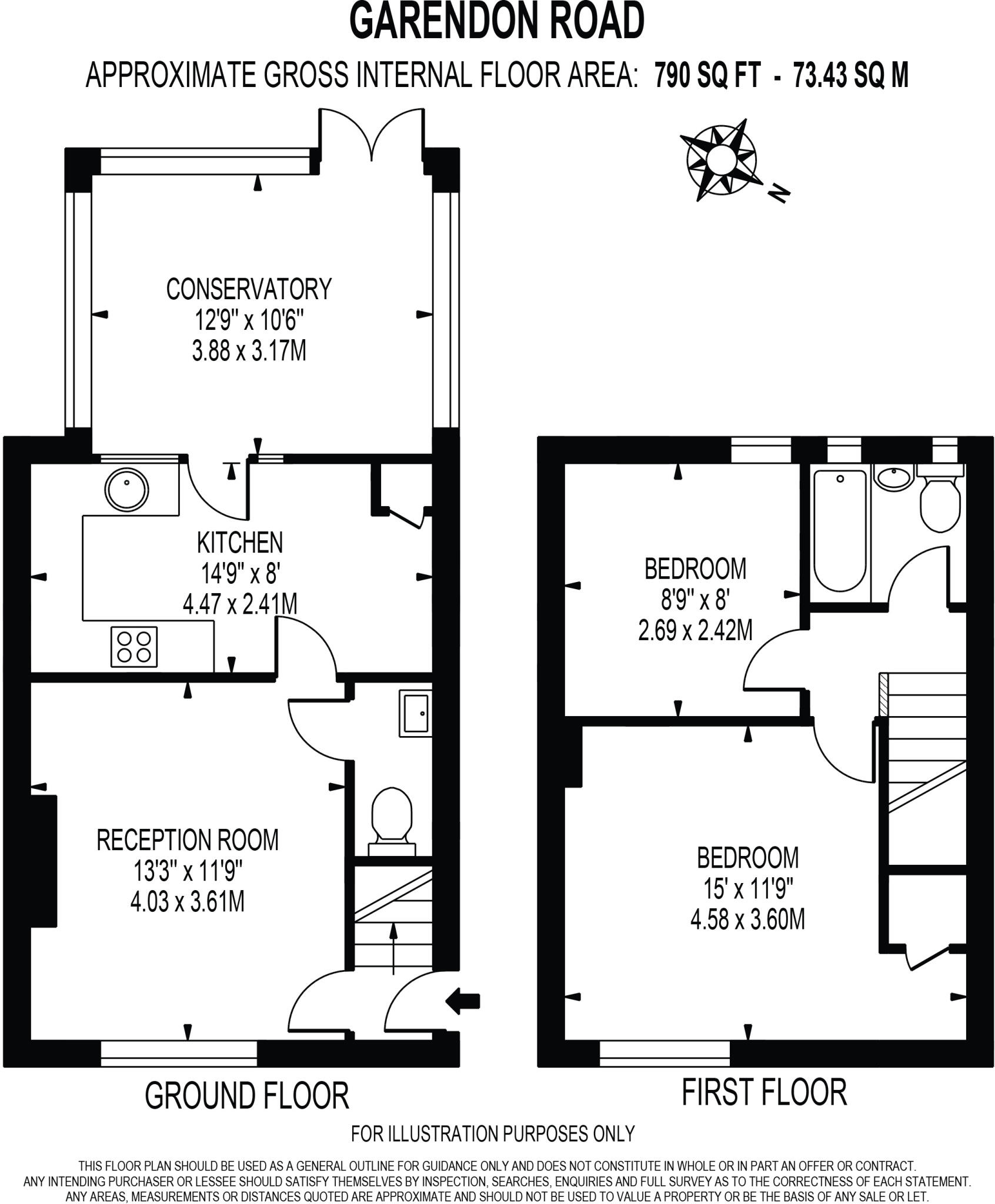 Garendon Road, Morden, SM4 floorplan