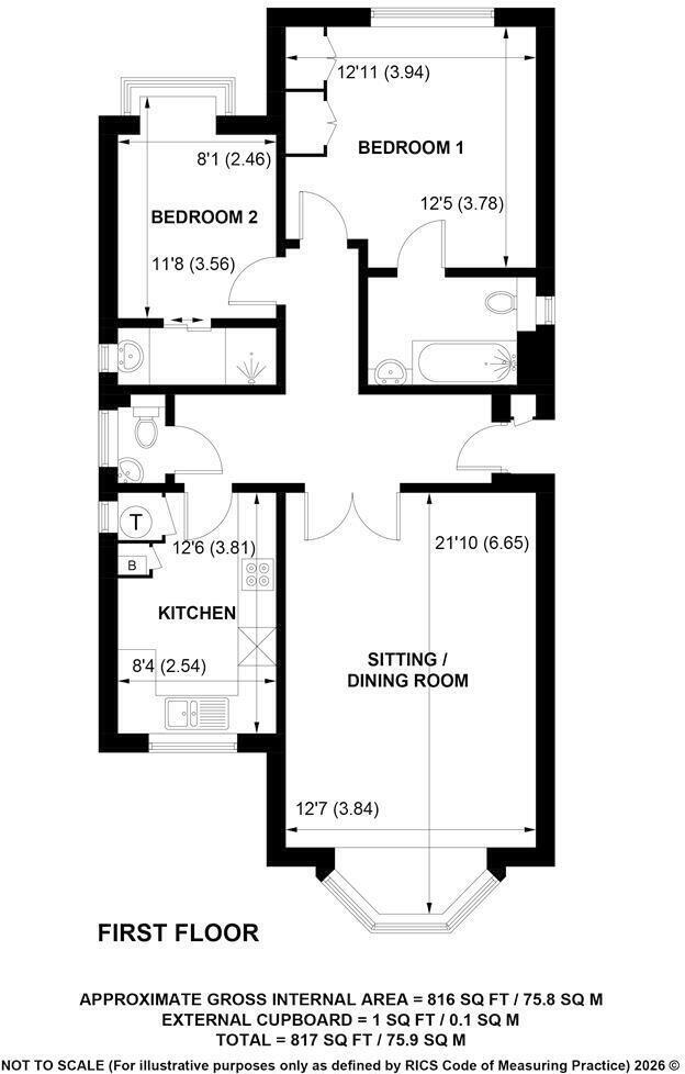 Crossbush, Arundel floorplan
