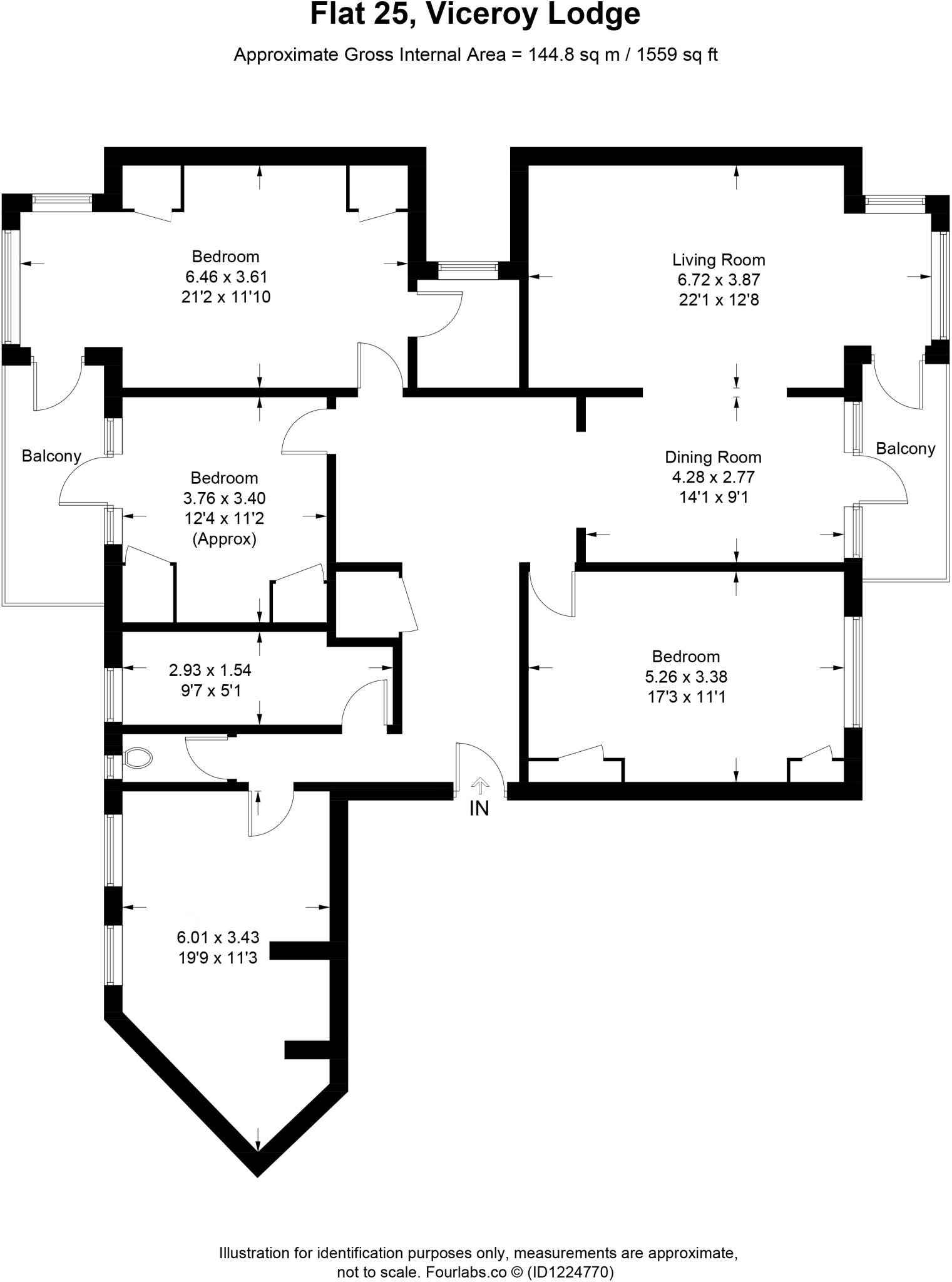 Kingsway, Hove, East Sussex, BN3 floorplan