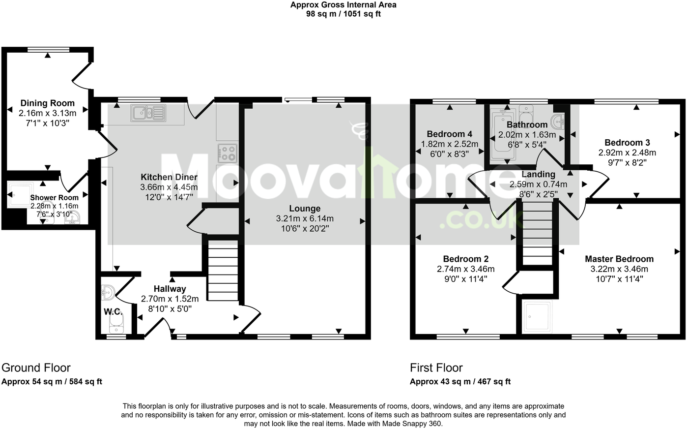 34 Bosworth Road, Grange Park, Swindon, SN5 6AL floorplan